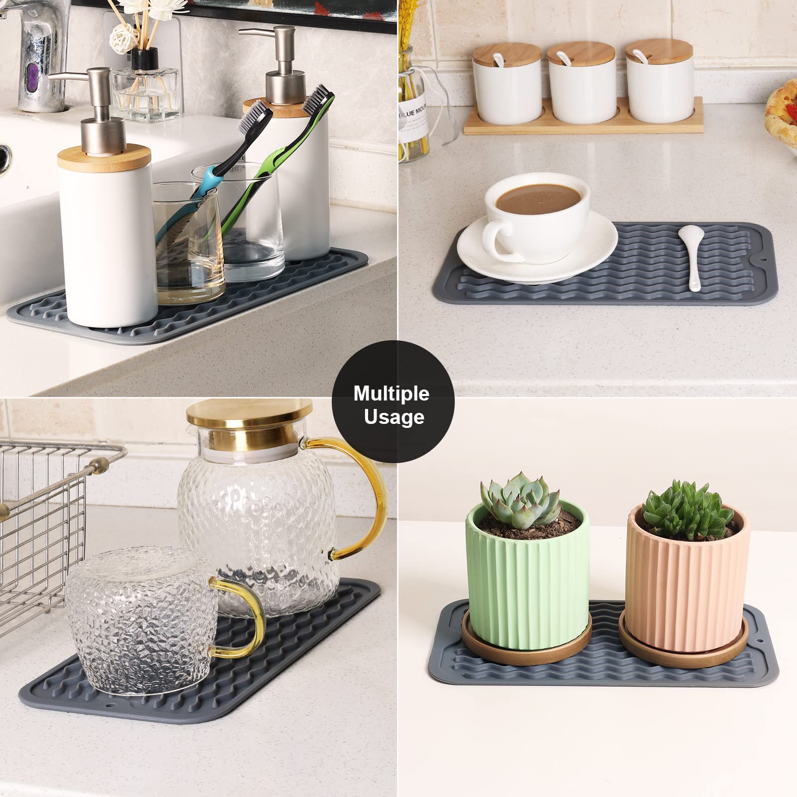 Silicone Sink Caddy & Sponge Holder (2 Count)