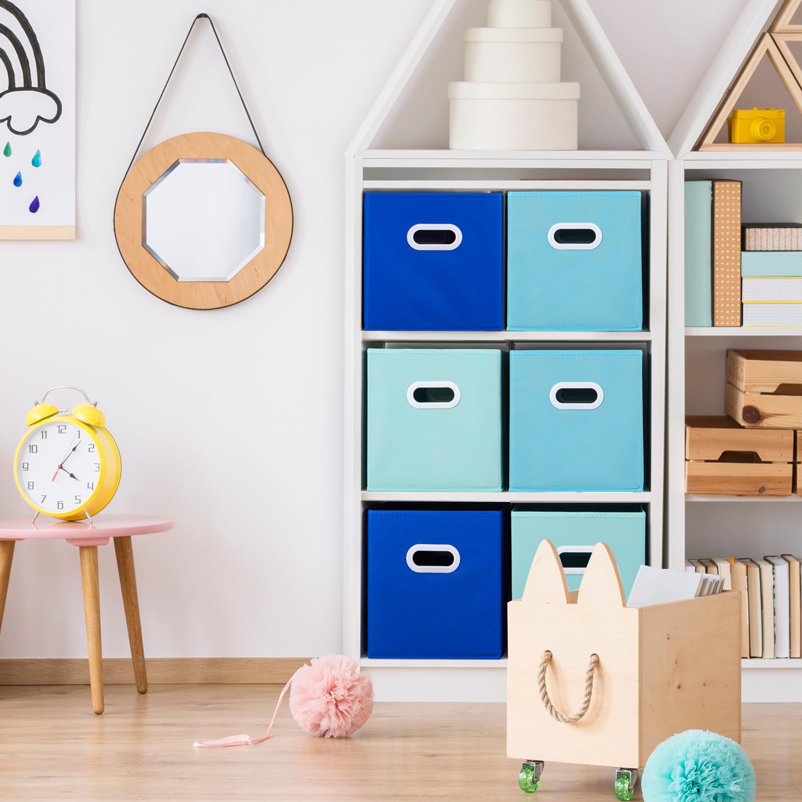 Fabric Storage Cubes Bins (6 Count)