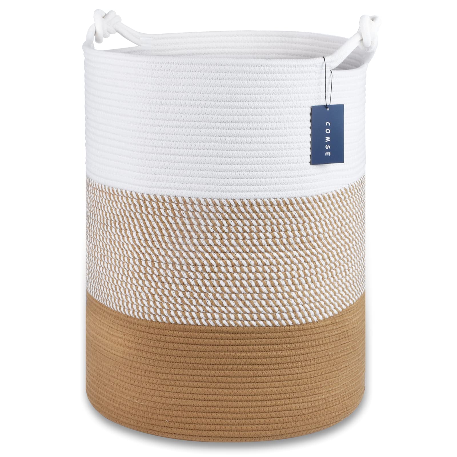 Tall Woven Blanket & Laundry Basket