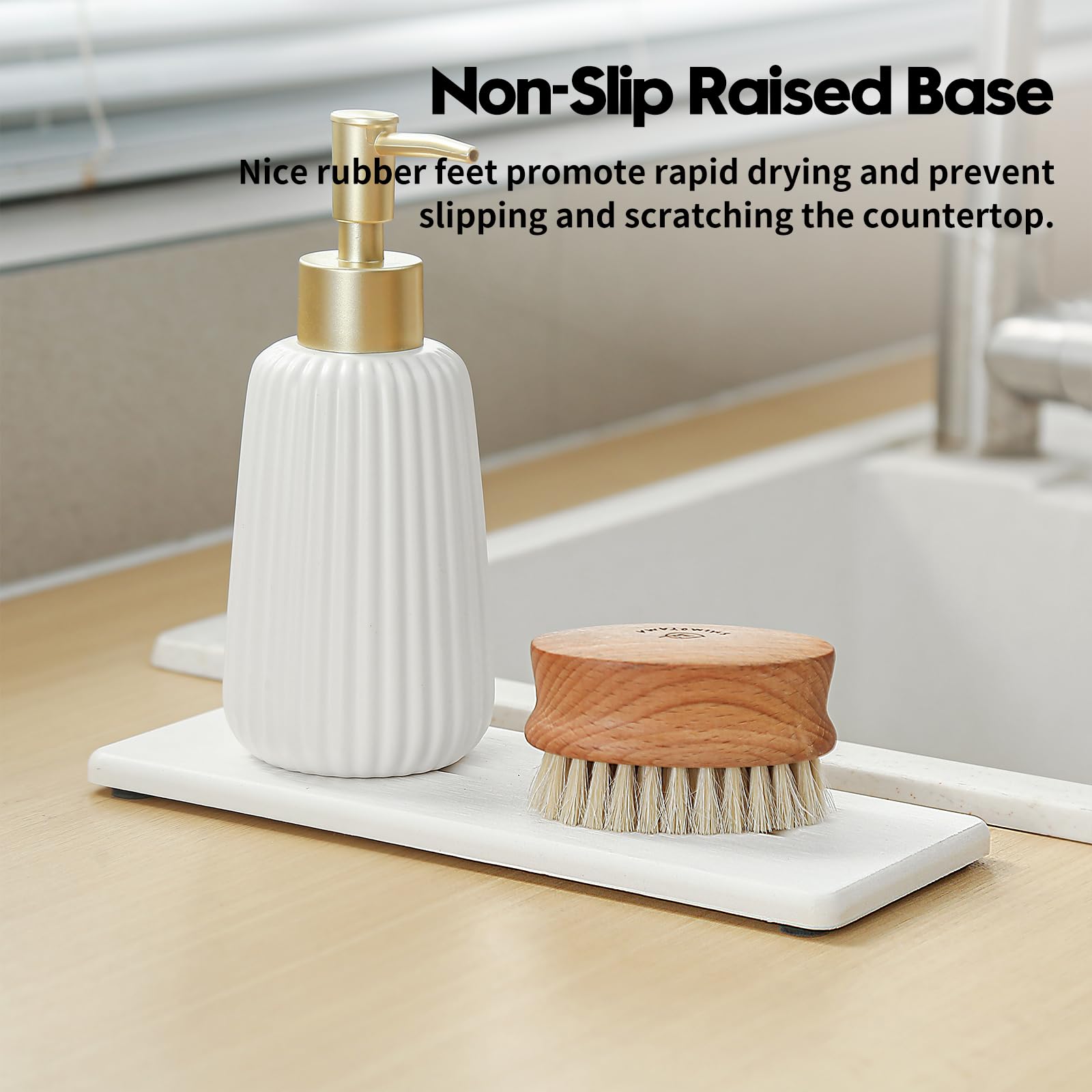 2 Pack Diatomite Stone Sink Tray (2 Count)