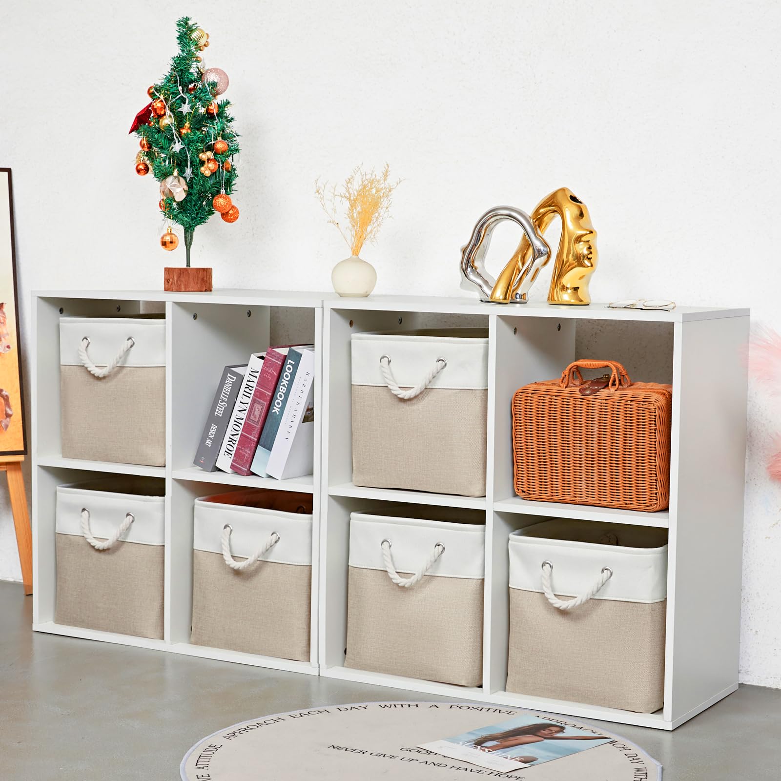 12 x 12 Inch Cube Storage Bins (6 Count)