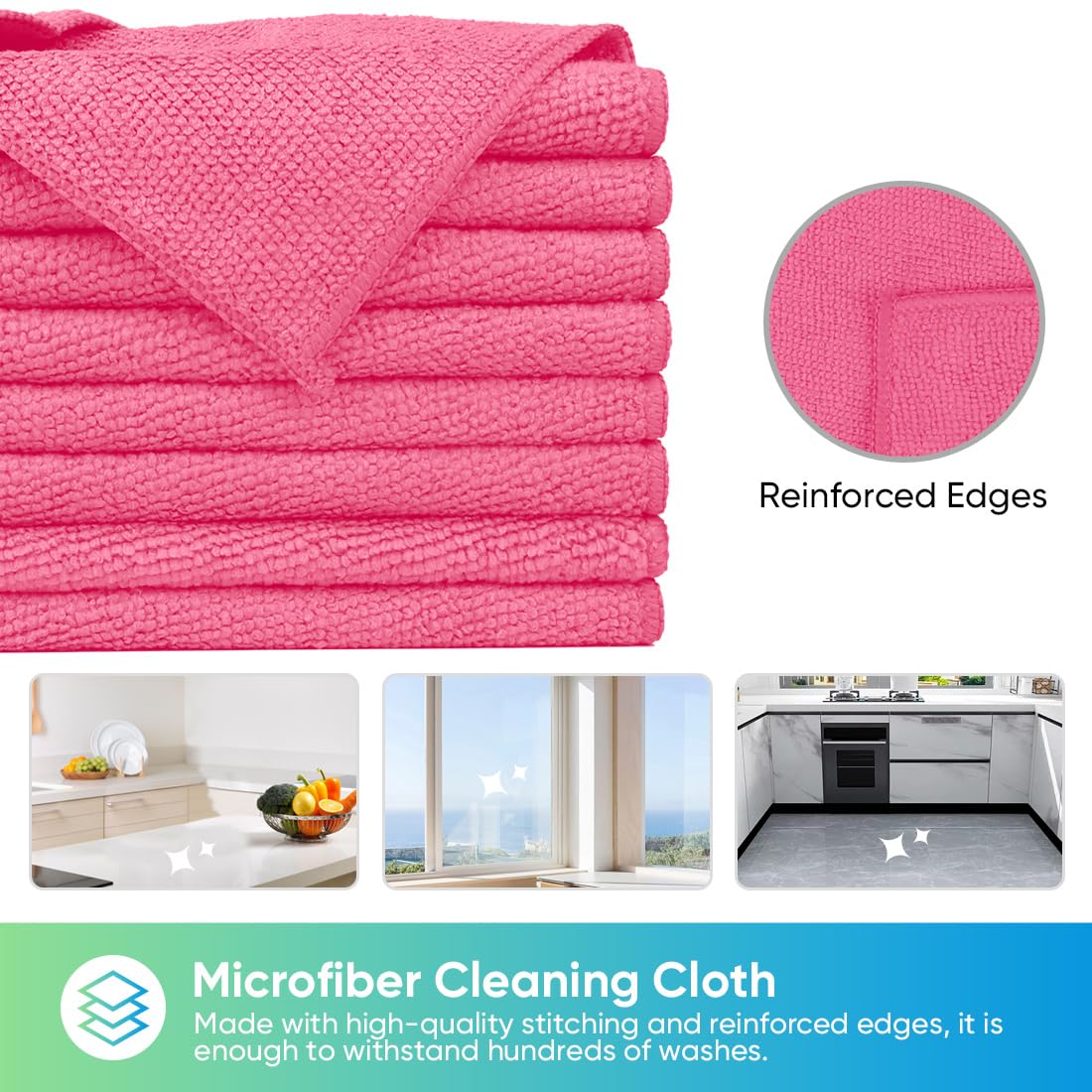 24PK Microfiber Cleaning Cloth (24 Count)