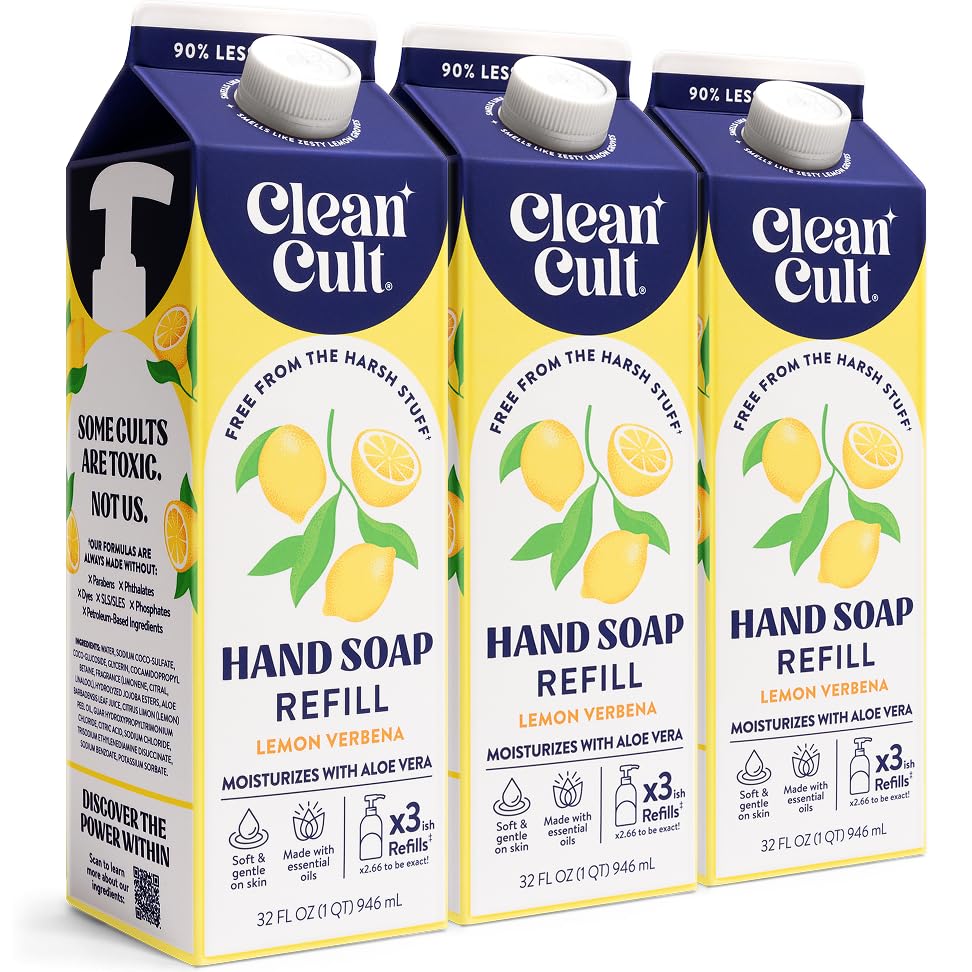 Liquid Hand Soap Refills (96 Fl Oz)