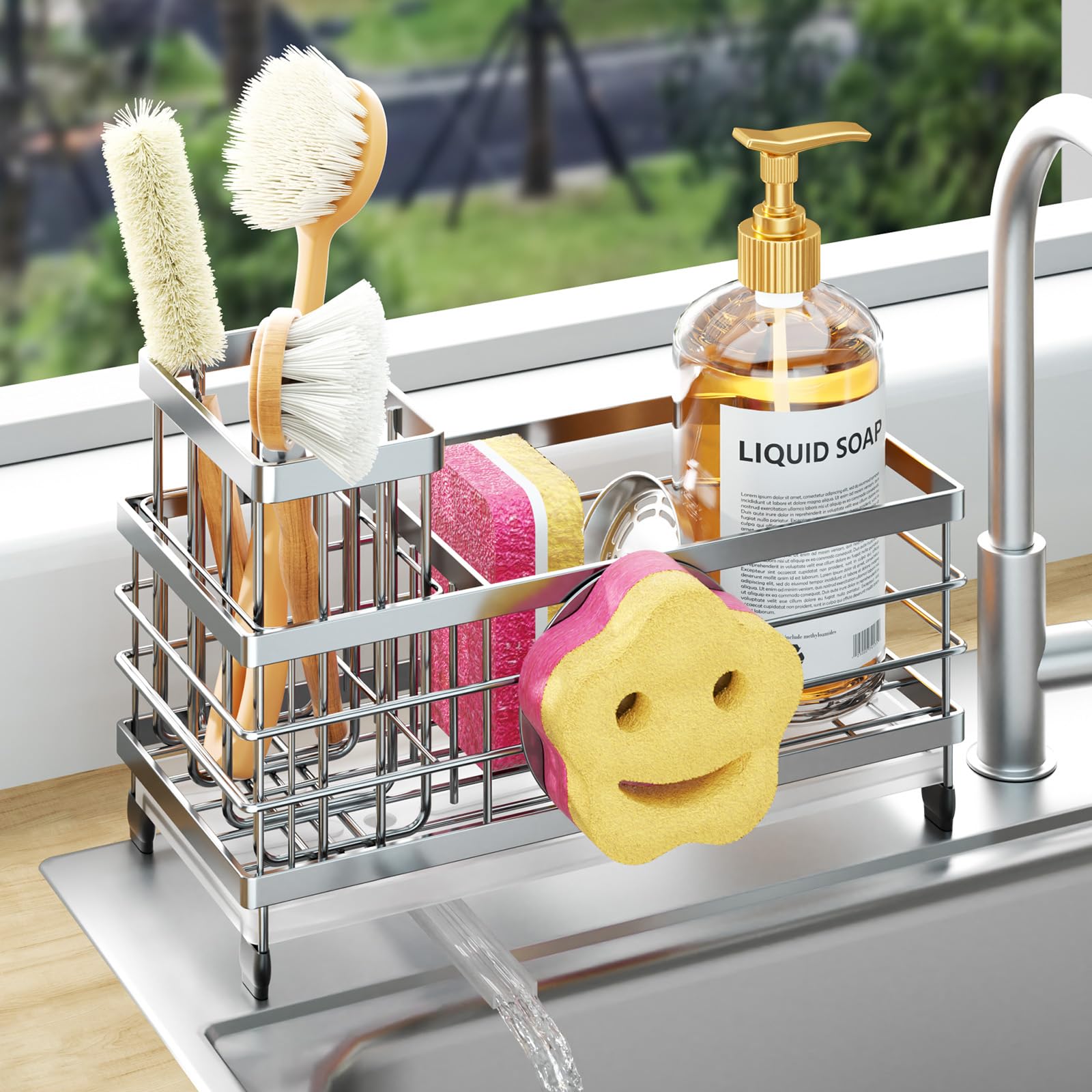 Sponge Holder for Kitchen Sink