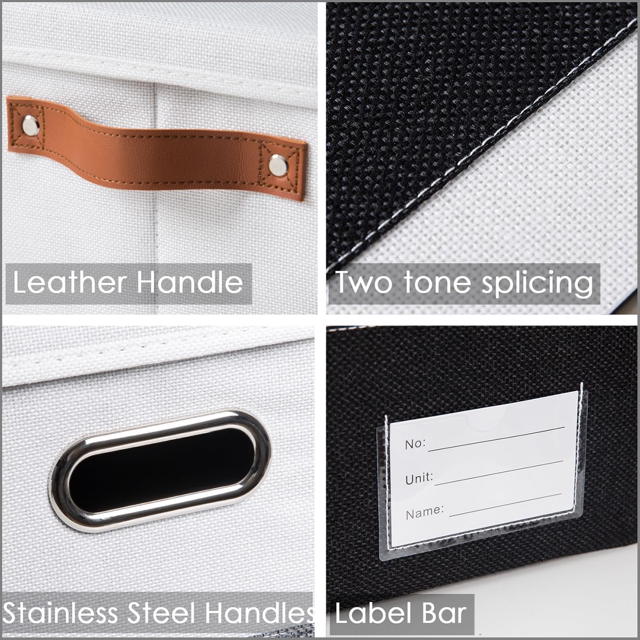 Storage Bins with Lids [3 (3 Count)