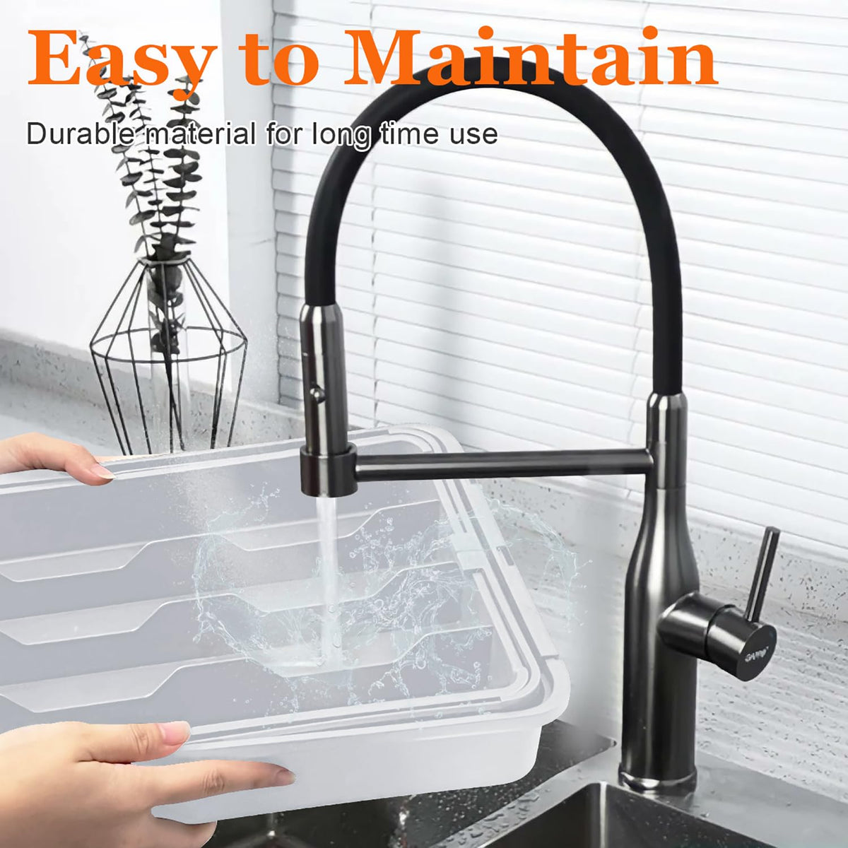 Silverware Drawer Organizer Tray