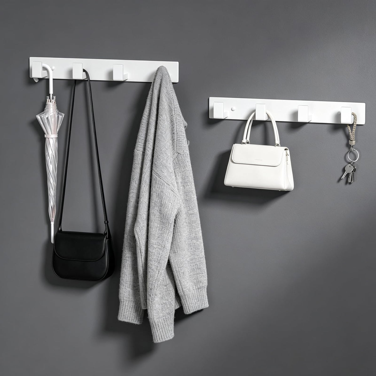 Stainless Steel Wall Coat Rack
