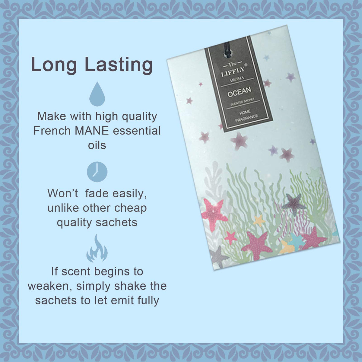 14 Packs Scented Sachets Bag for Drawers and Closets Long (14 Count)
