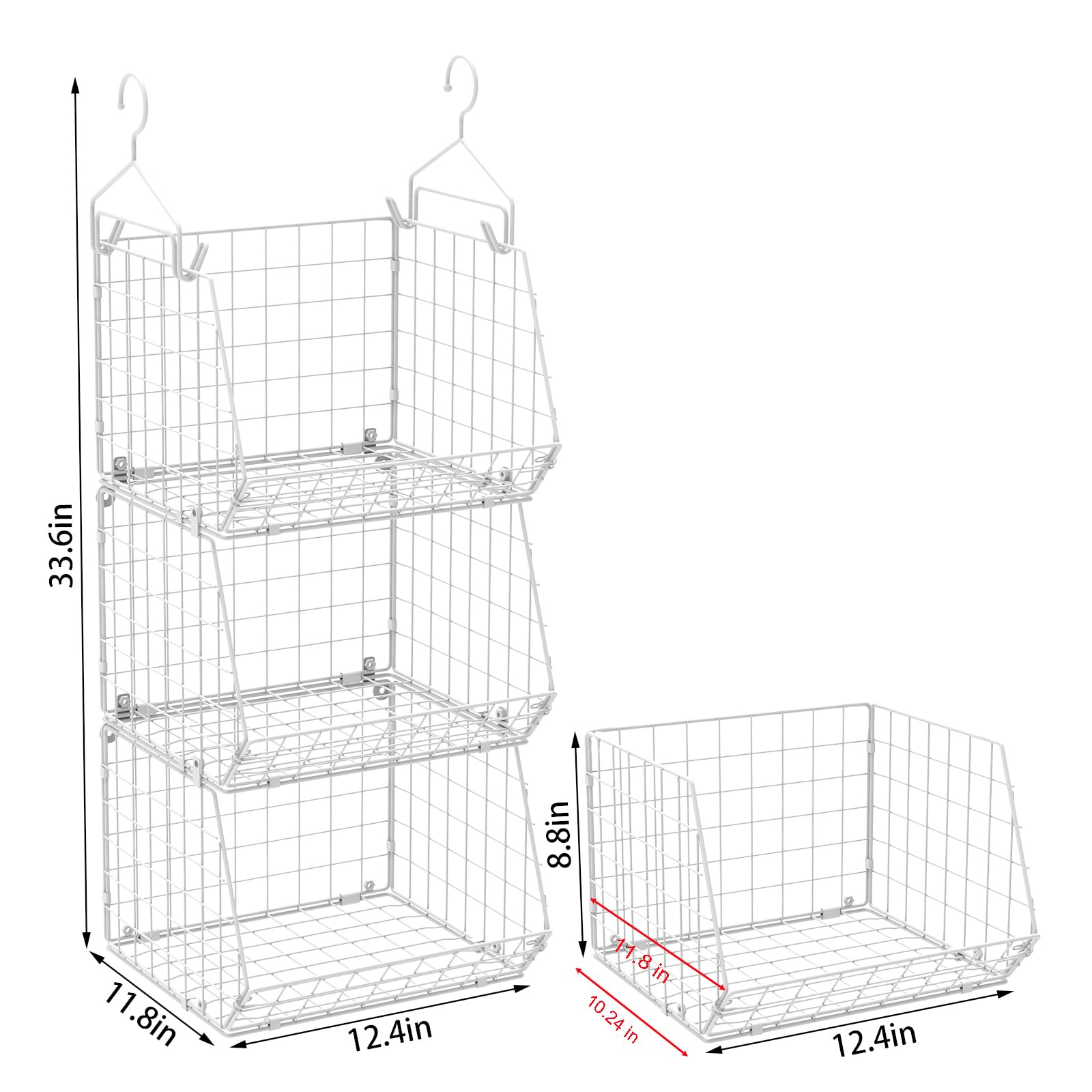 3 Tier Foldable Closet Organizer