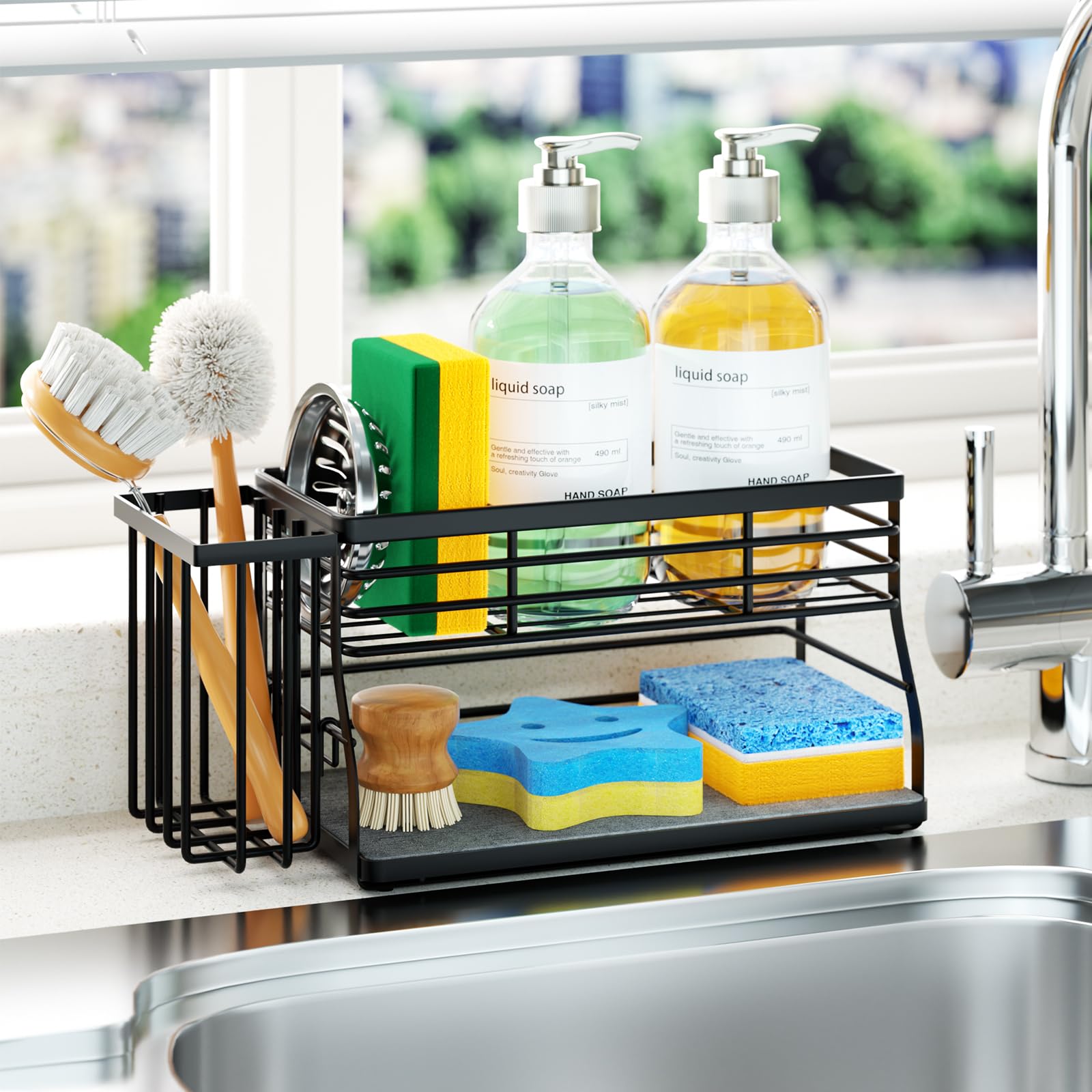 Sponge Holder for Kitchen Sink