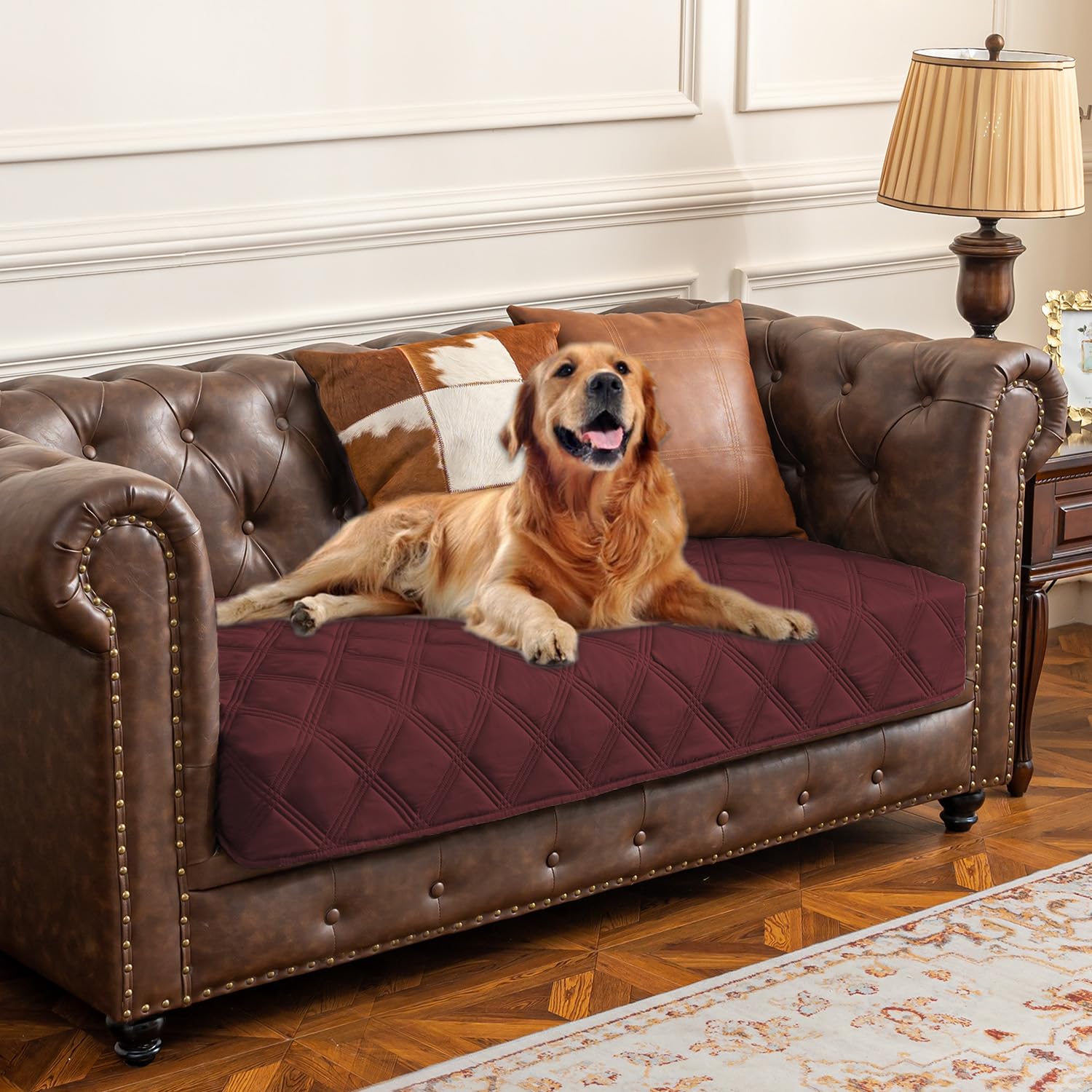 Waterproof Dog Bed Cover Pet Blanket with Anti