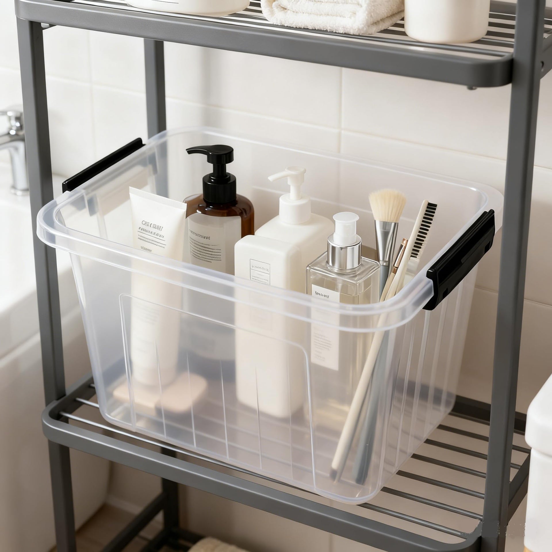 12 Quart Latch Storage Boxes (6 Count)