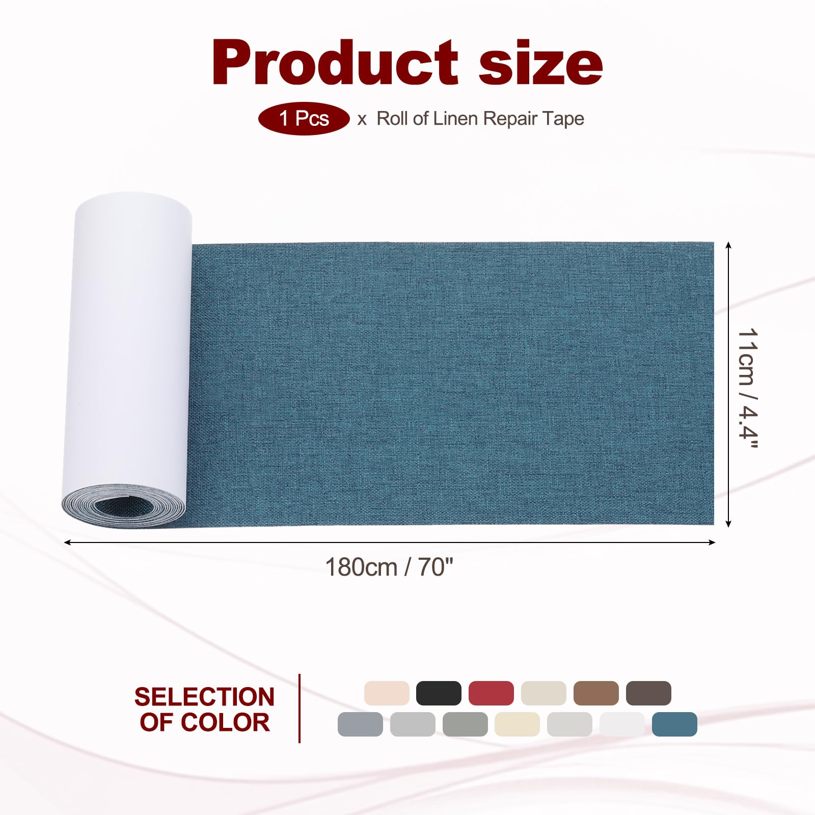 70x4.4 Inch Linen Repair Tape