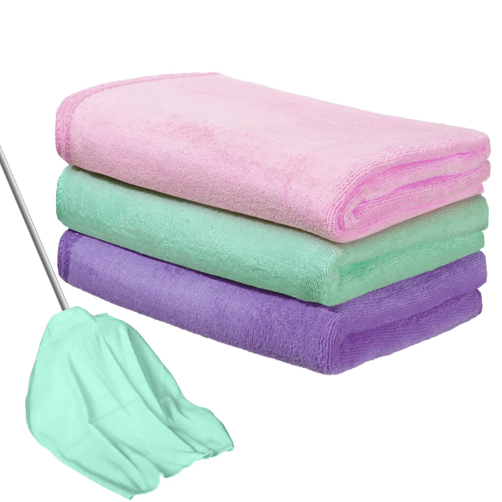 3 Pcs Extra Large Microfiber Cleaning Cloth 30" x 20" Washable Reusable Microfiber Towel Streak Free Lint Free Cloth for Cleaning Home Glass Office Window Bathrooms (3 Count)