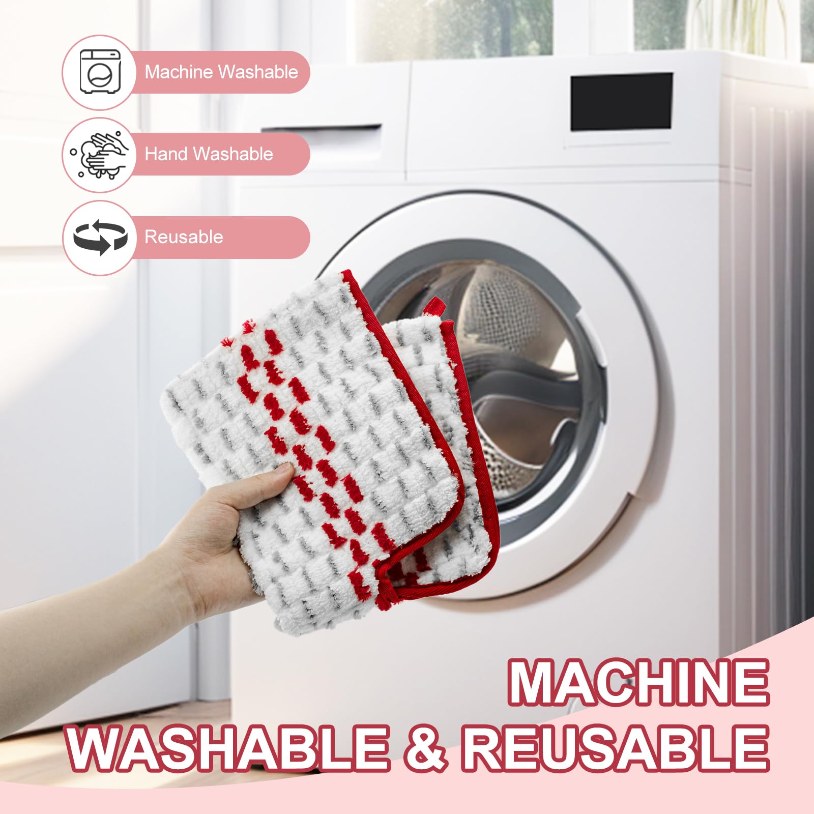 Spray Mop Pads Compatible with Promist Max (6 Count)