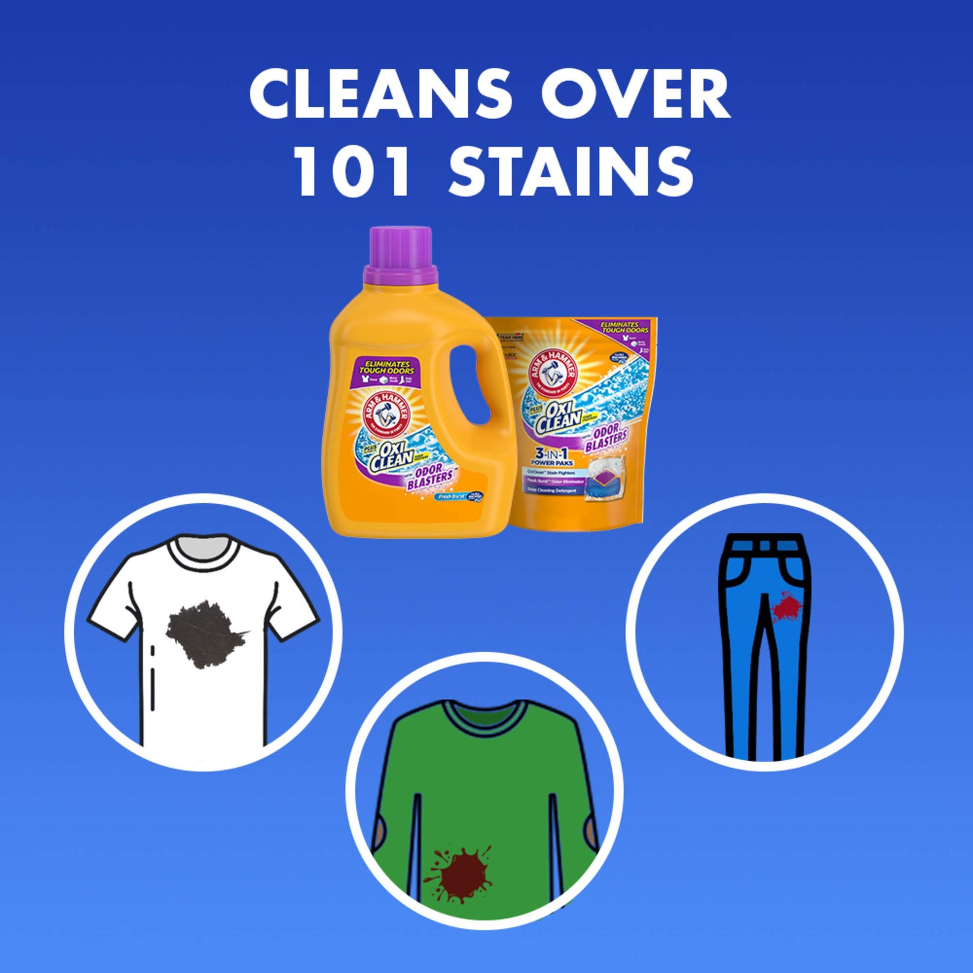 Plus OxiClean Odor Blasters Fresh Burst (122.5 Fl Oz)