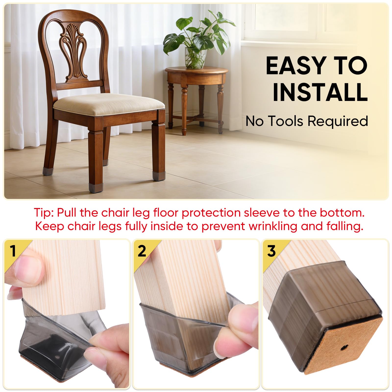 Silicone Chair Leg Floor Protectors