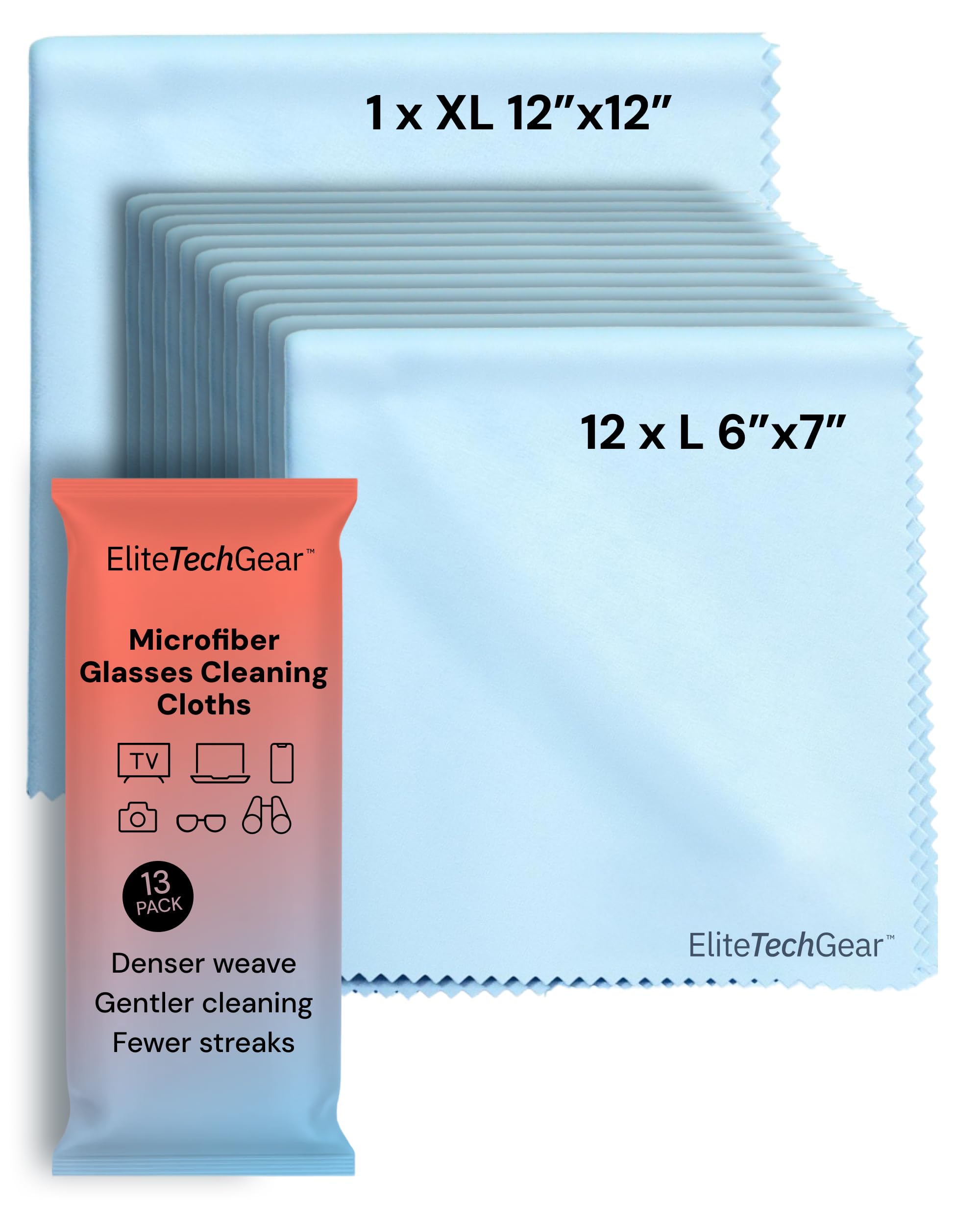 Microfiber Cleaning Cloth (13 Count)