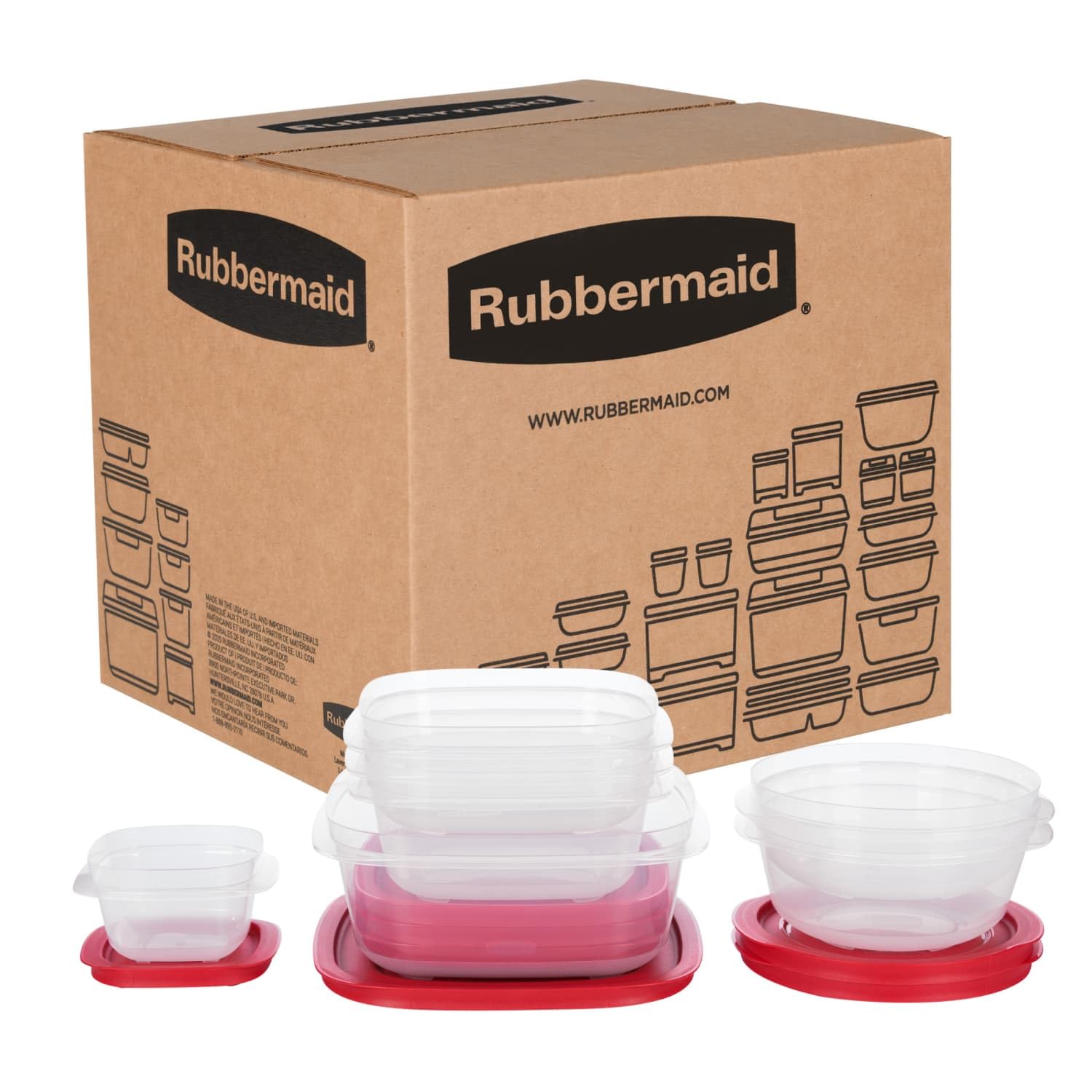EasyStore Square and Round Containers (14 Count)