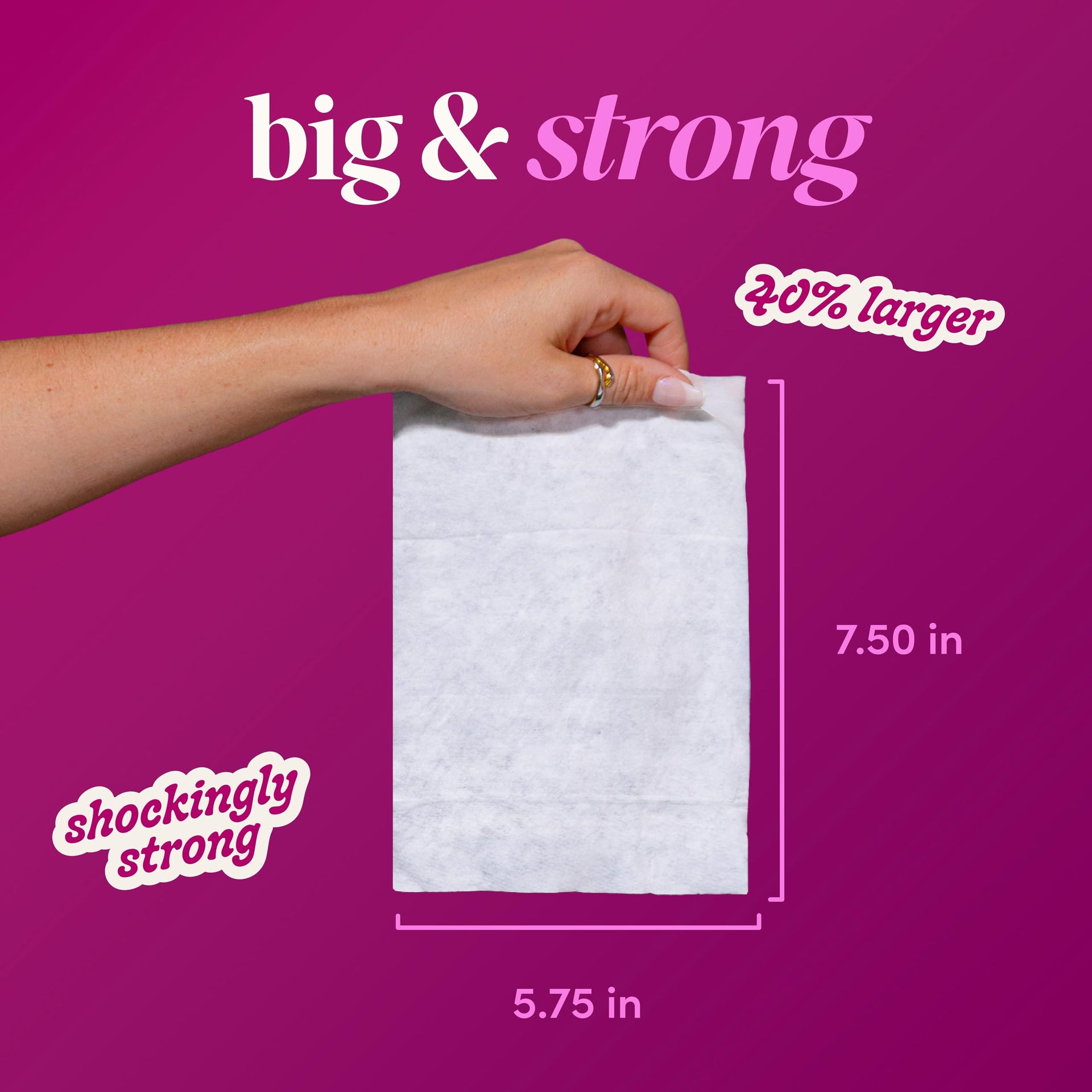 Flushable Wipes for Women (32 Count)