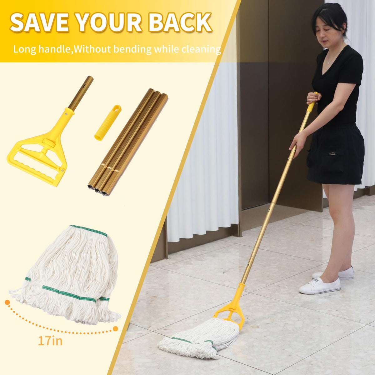 Commercial Mop Bucket with Side