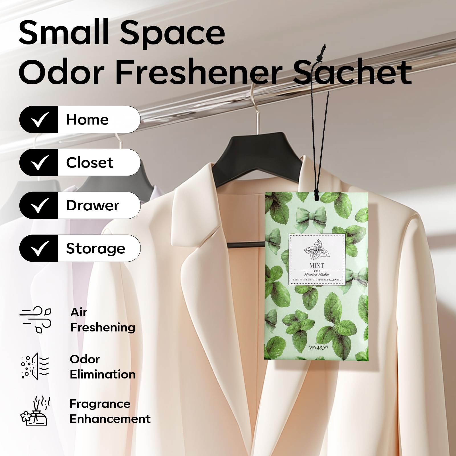 20Pcs Peppermint Scented Sachets (20 Count)