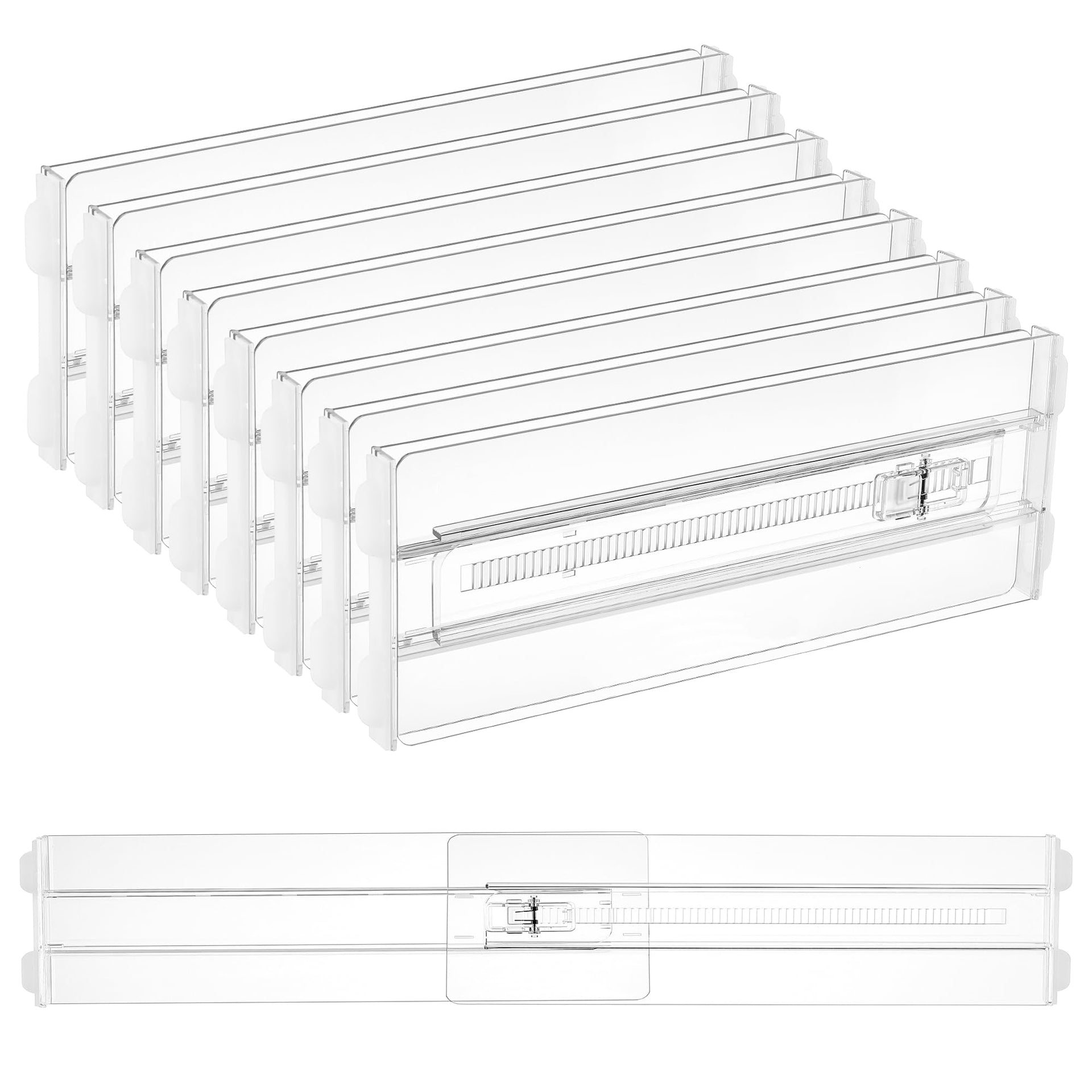 4" High Drawer Dividers for Clothes (8 Count)