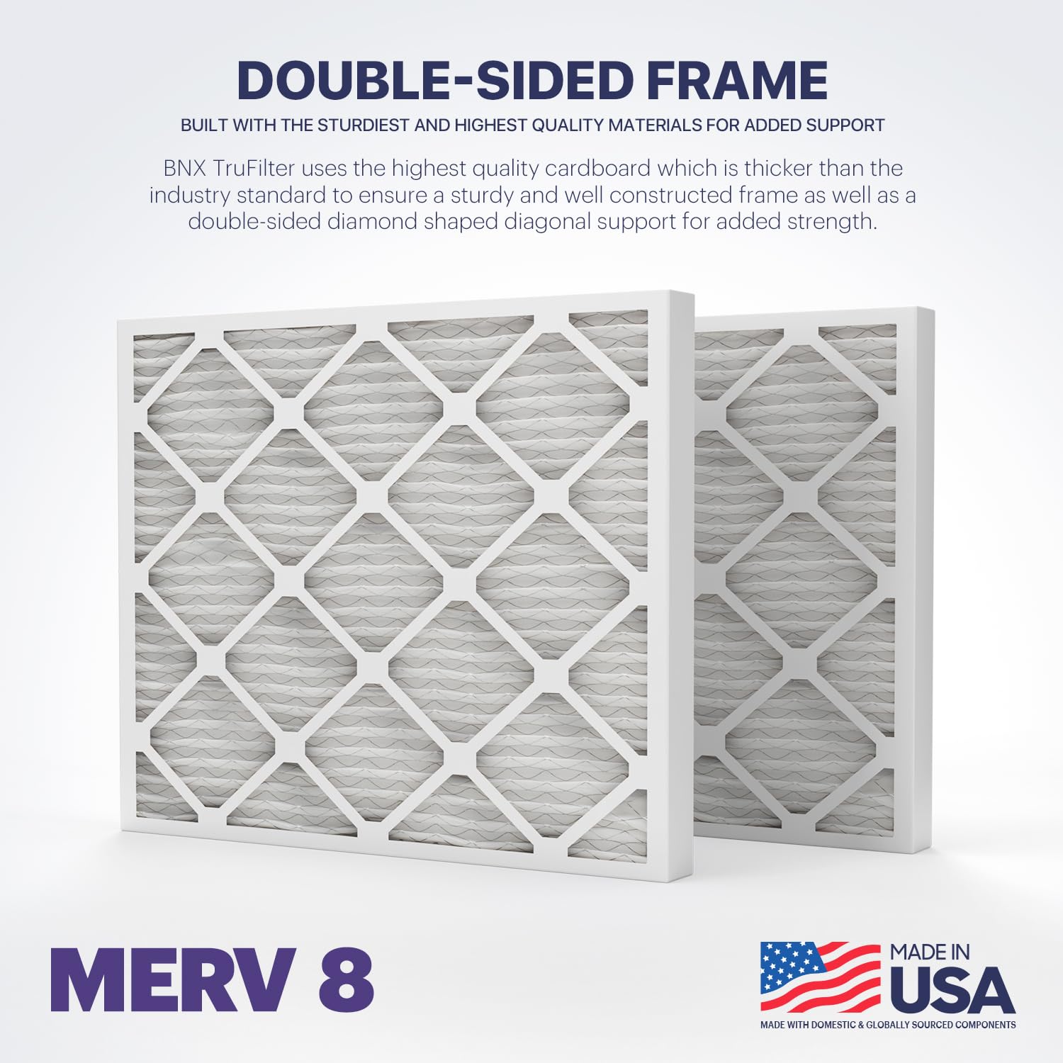 TruFilter 16x20x2 Air Filter MERV 8 (4 Count)