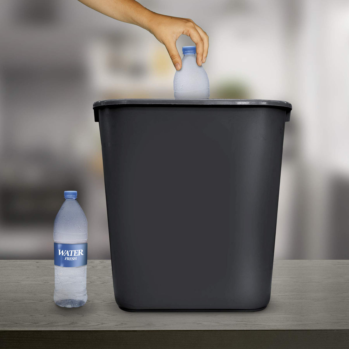 Wastebasket Deskside Bin (4 Count)