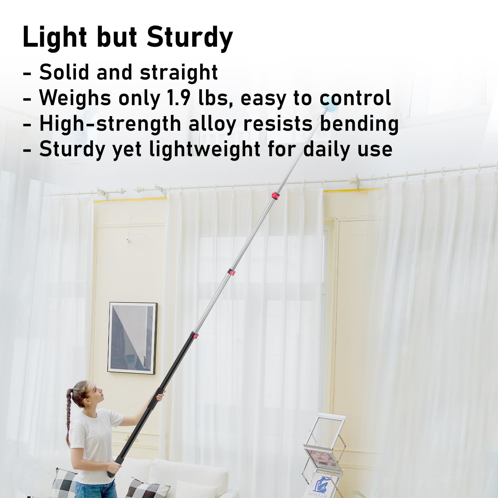 12 FT Telescoping Extension Pole