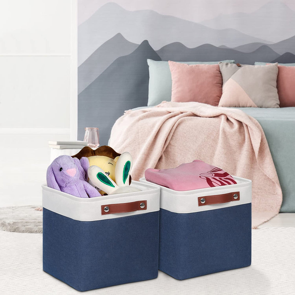 Fabric Storage Cube Bins (4 Count)