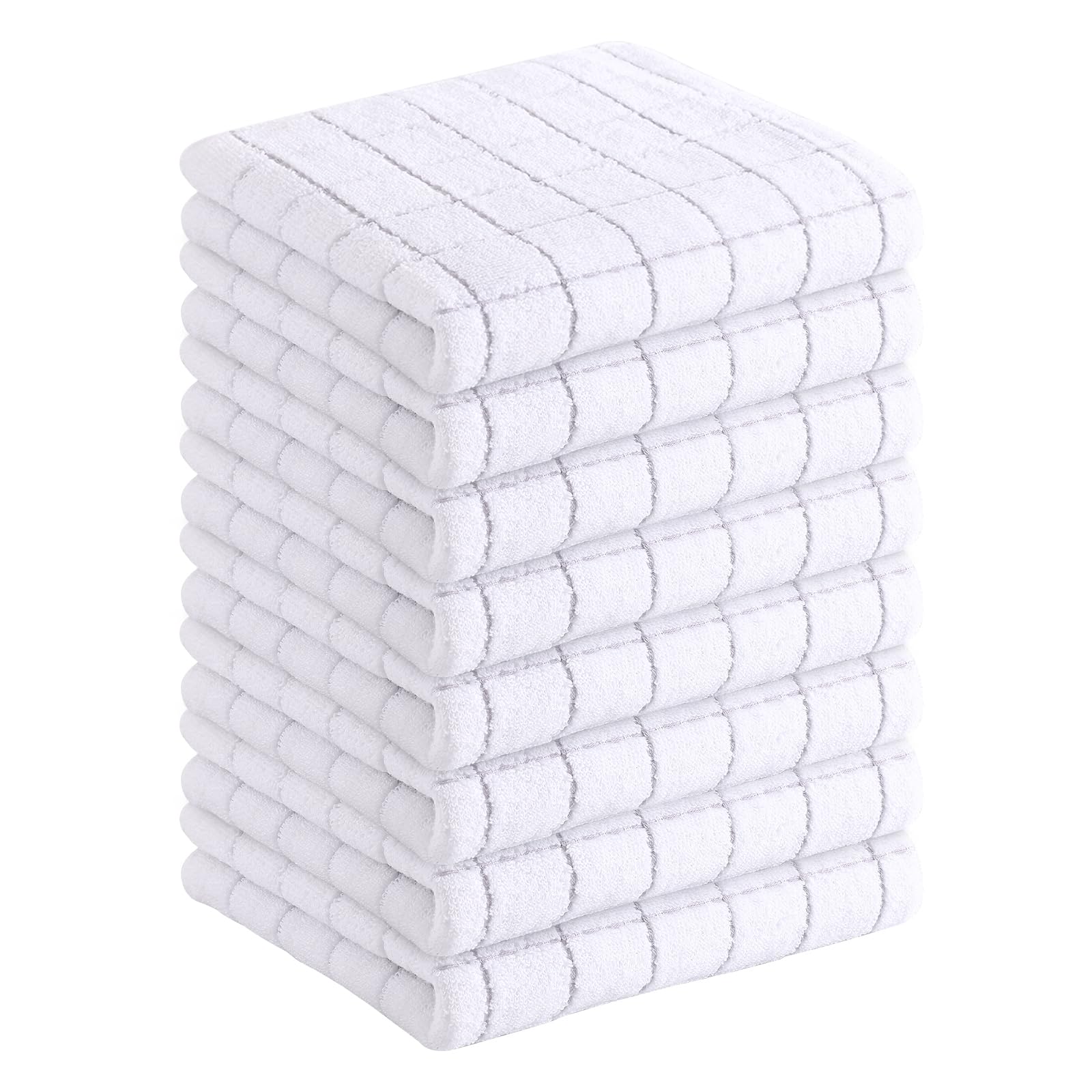 100% Cotton Terry Kitchen Towels (8 Count)