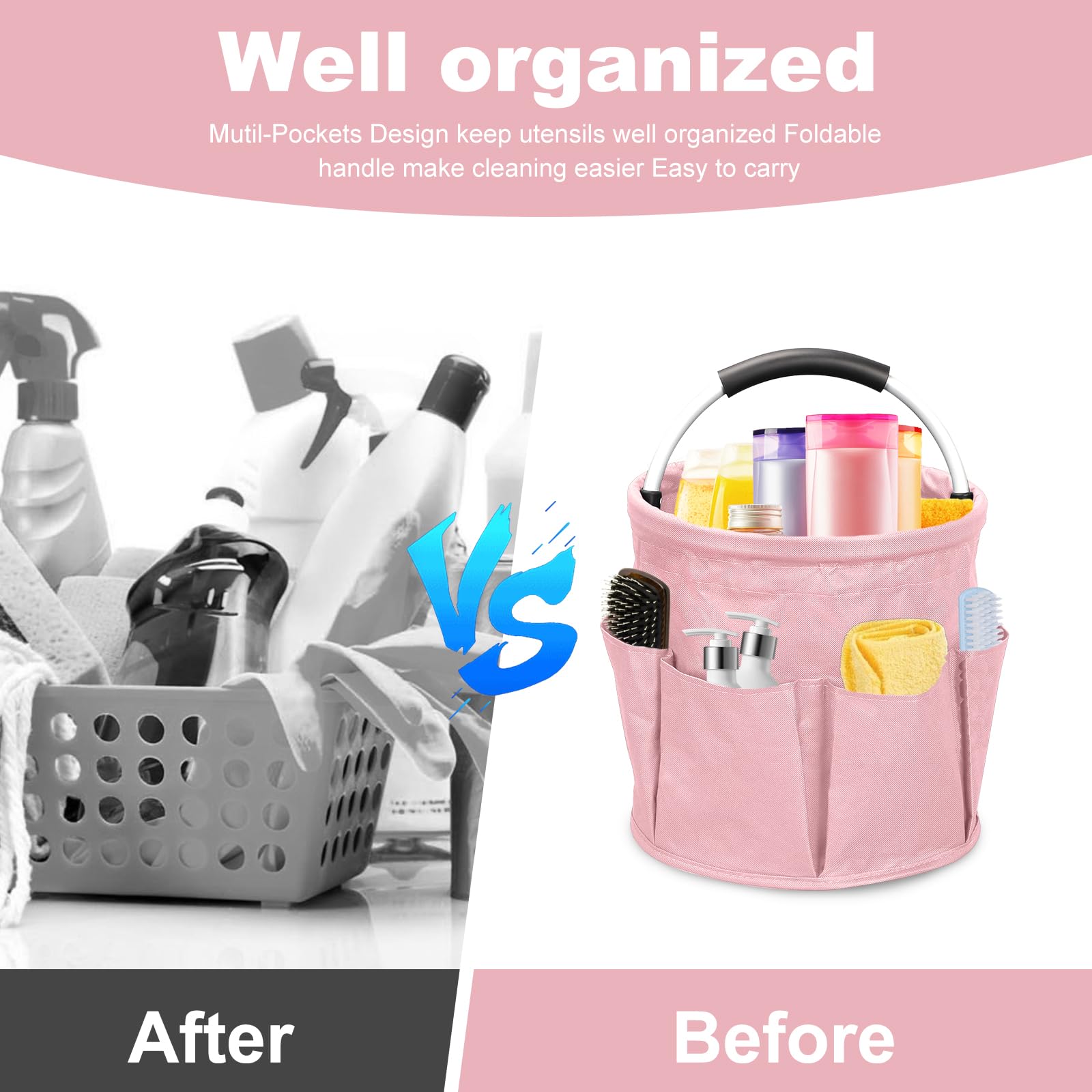 17L Cleaning Caddy with Handle