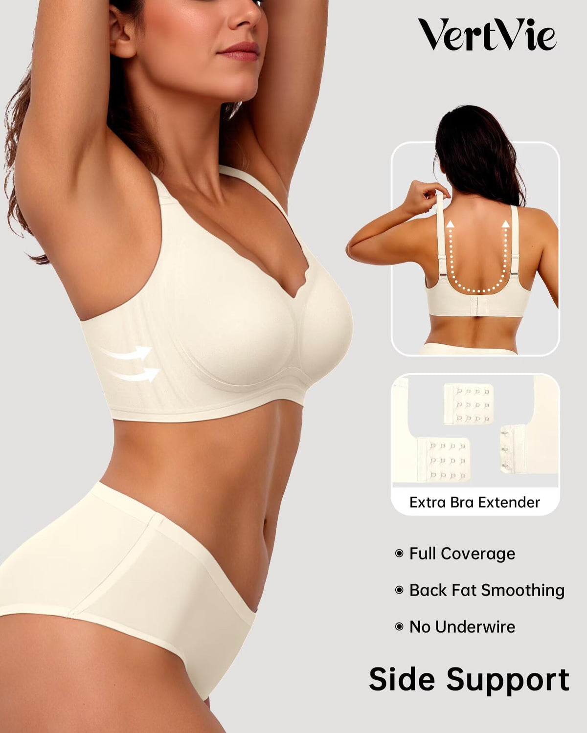 Seamless Jelly Bra No Underwire Supportive Bralette