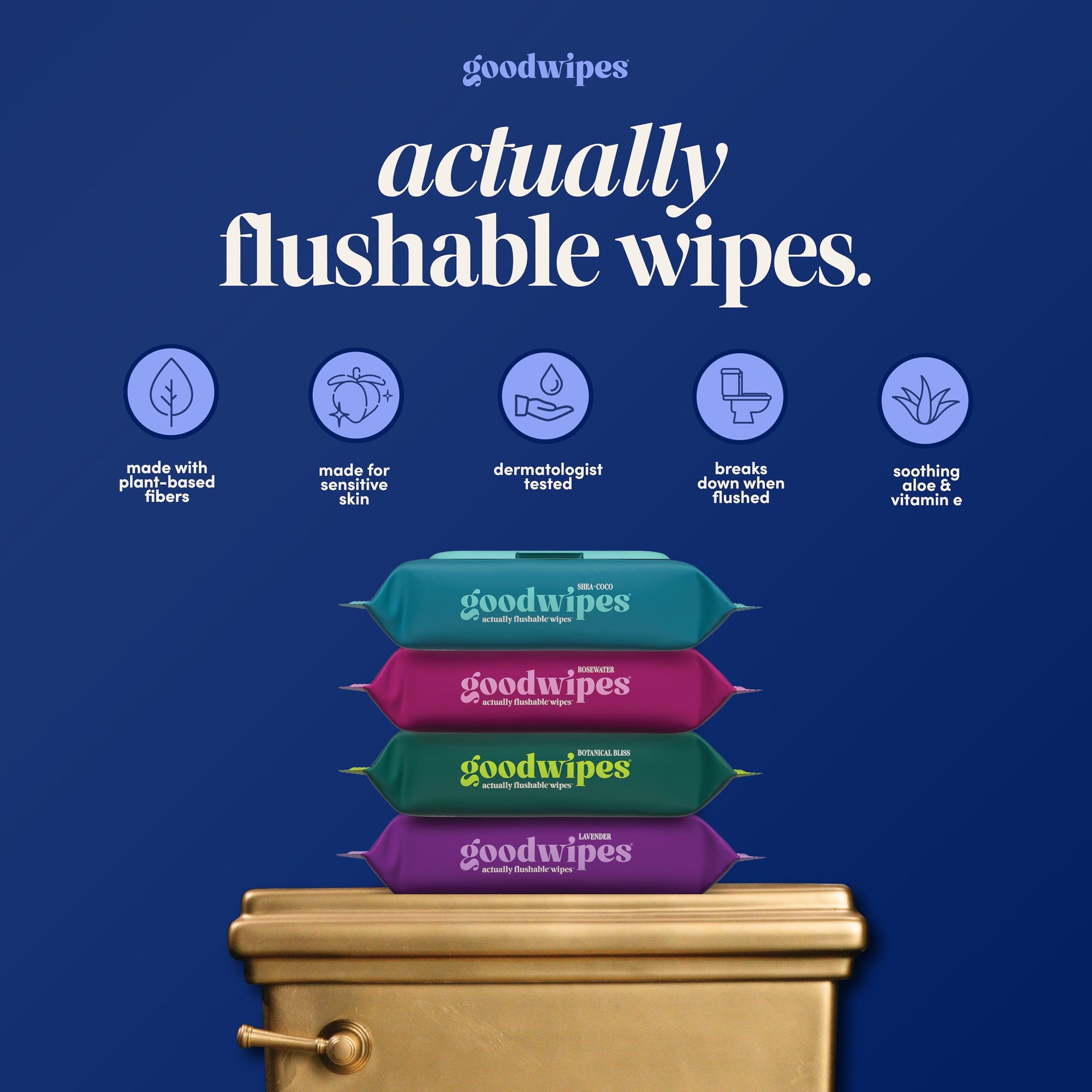 Flushable Wipes (150 Count)