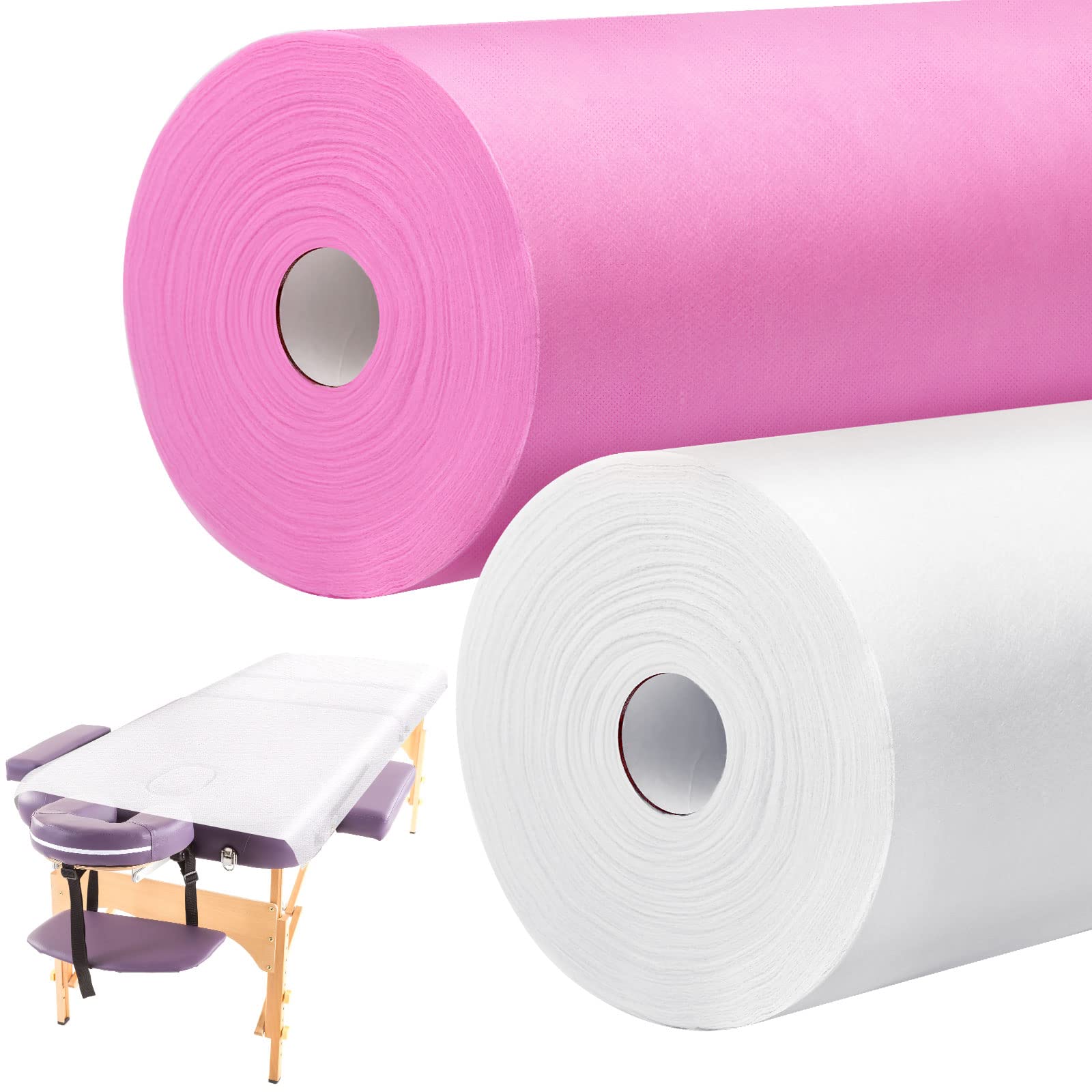 2 Rolls Disposable Massage Table Sheets (2 Count)