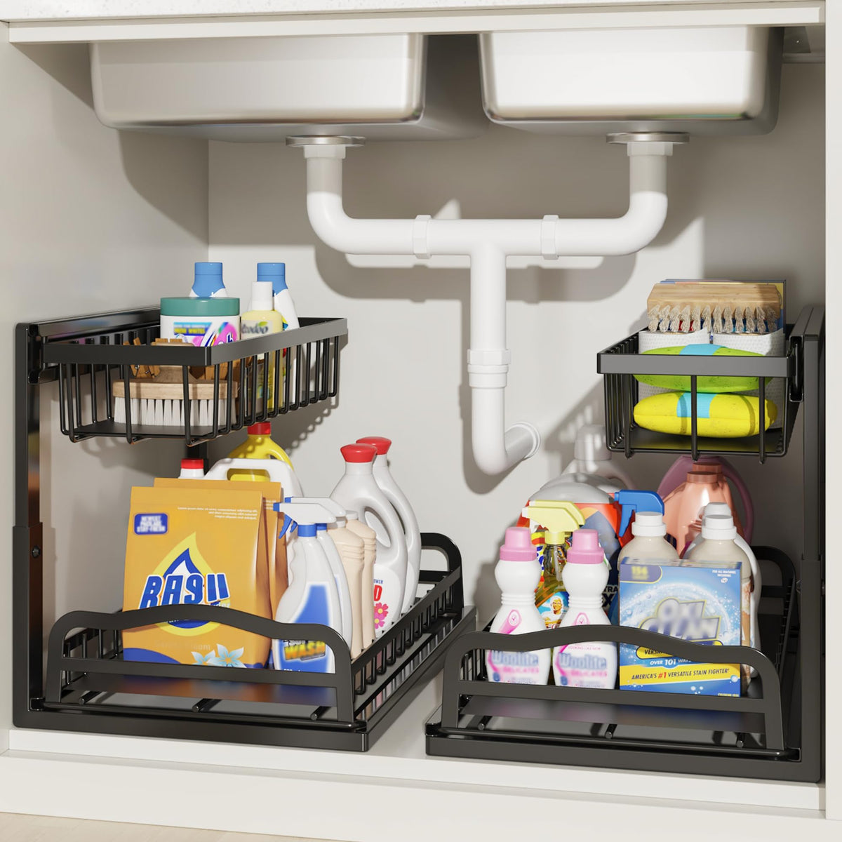 2 Pack Under Sink Organizer (2 Count)