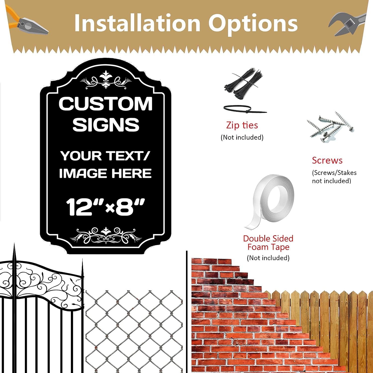 custom garden signs