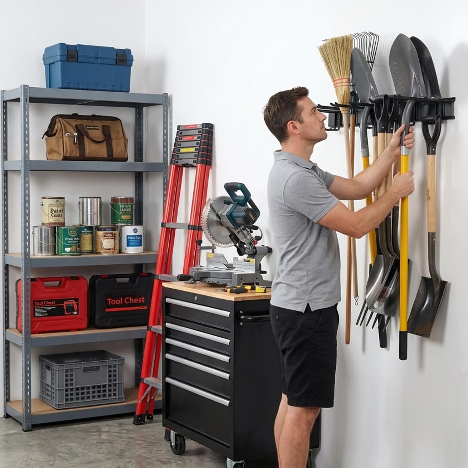 Garage Tool Organizer Wall Mount