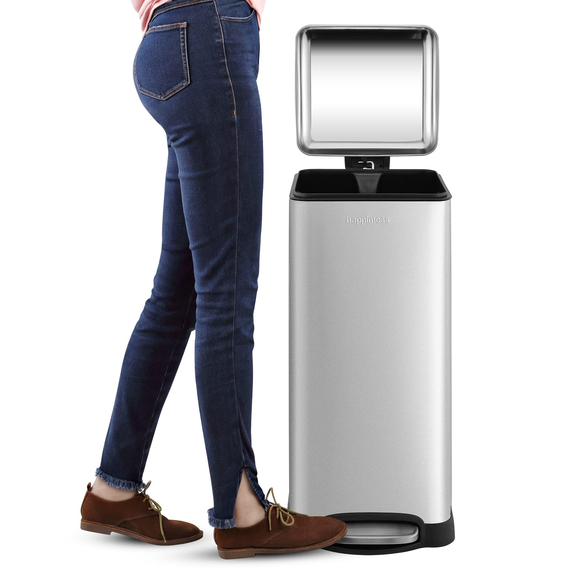 Betty 8 Gal Step Trash Can Soft