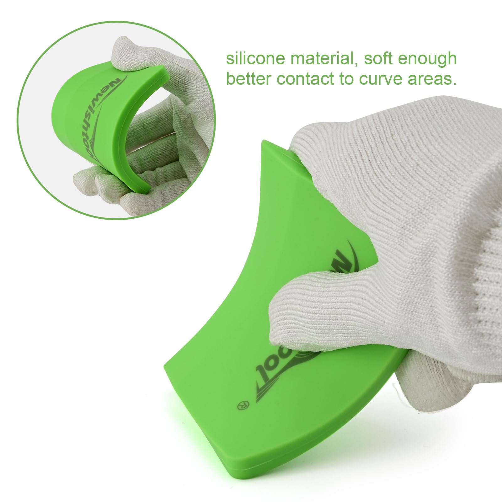 Soft Silicone Small Squeegee for Vinyl