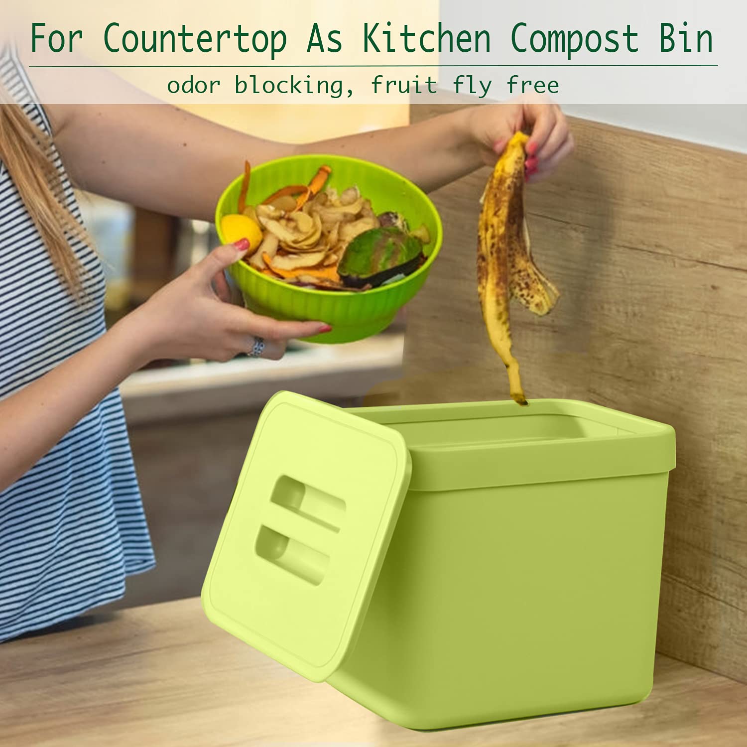 1.8 Gallon Hanging Trash Can