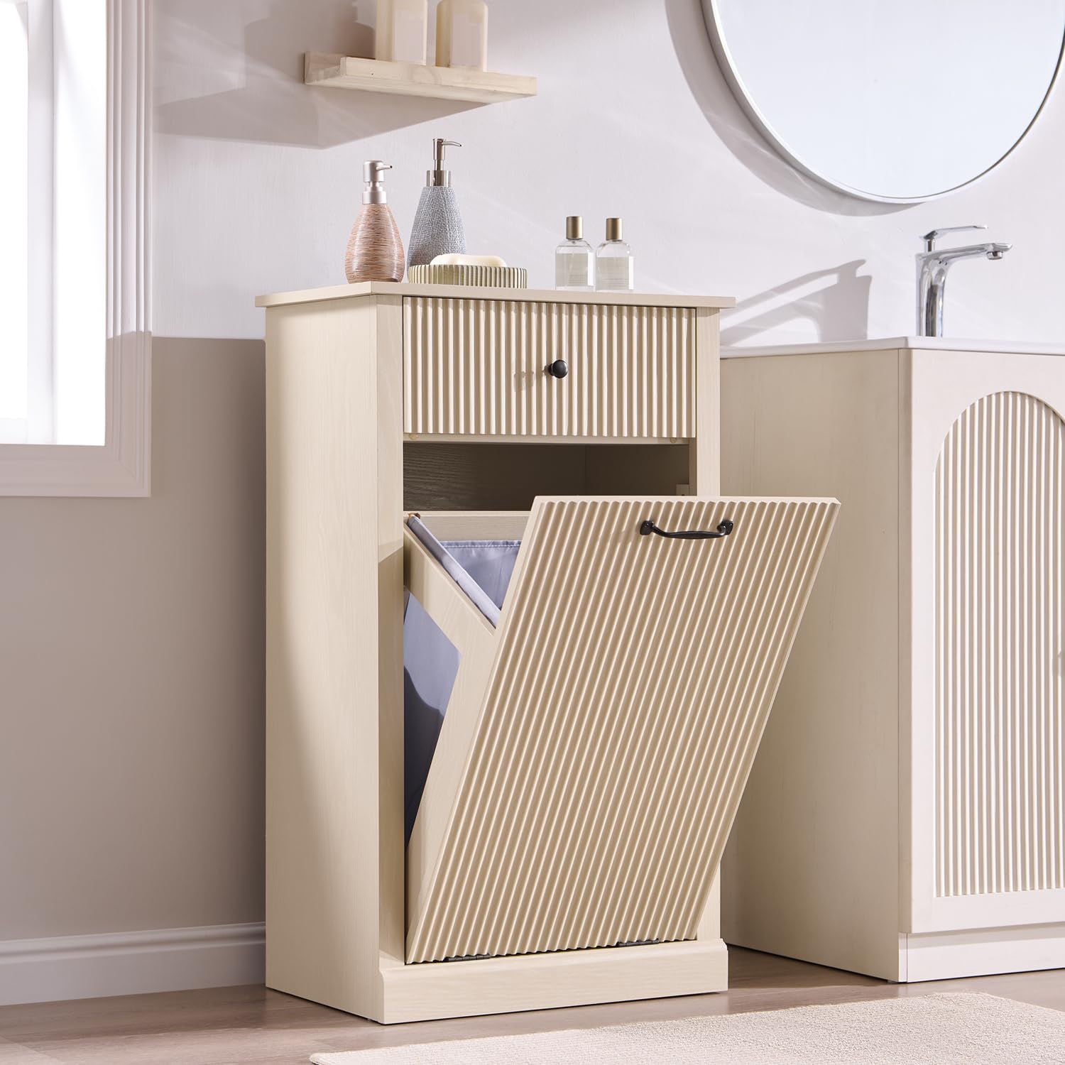 Tilt Out Trash Can Cabinet