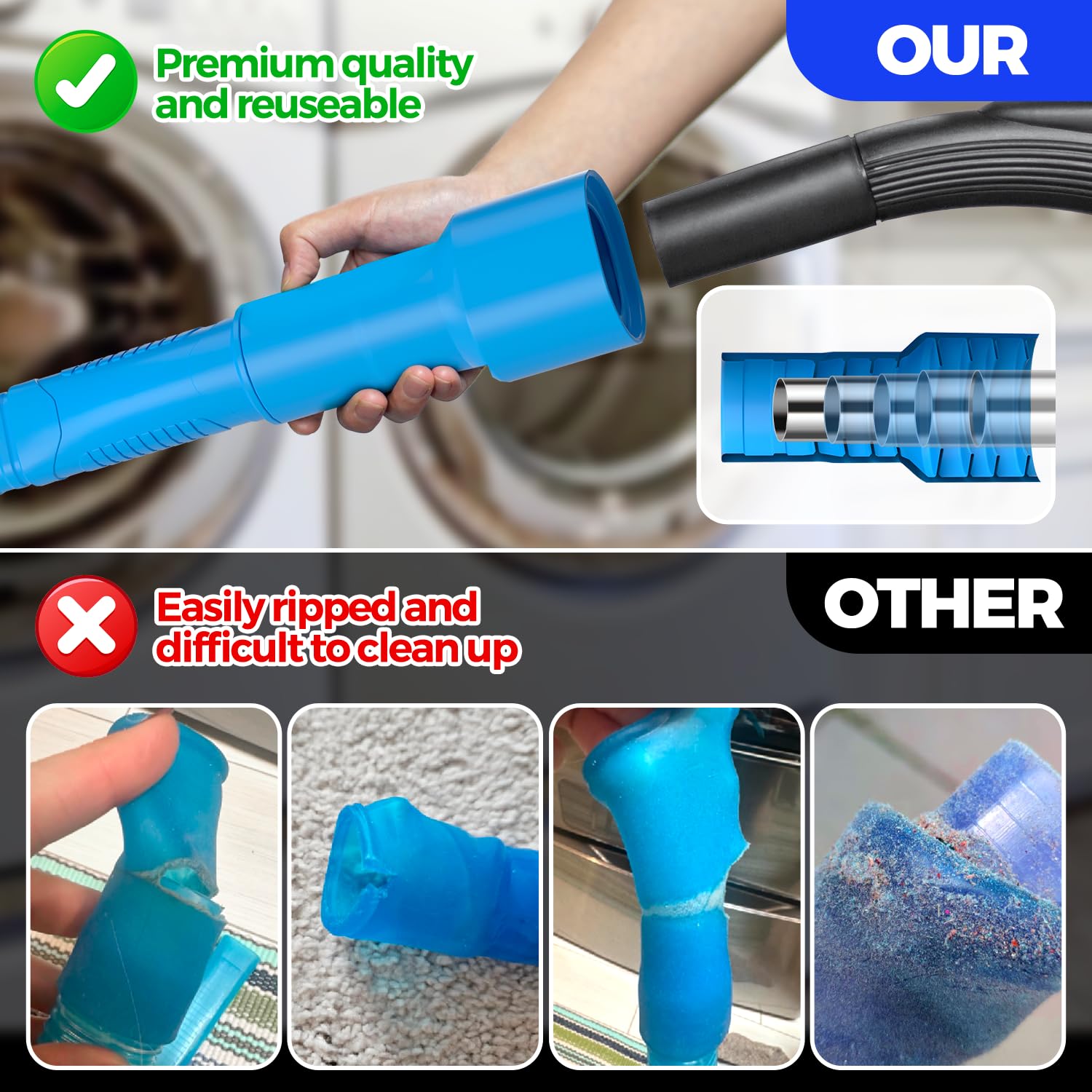 Dryer Vent Cleaner Kit 2Pack (2 Count)