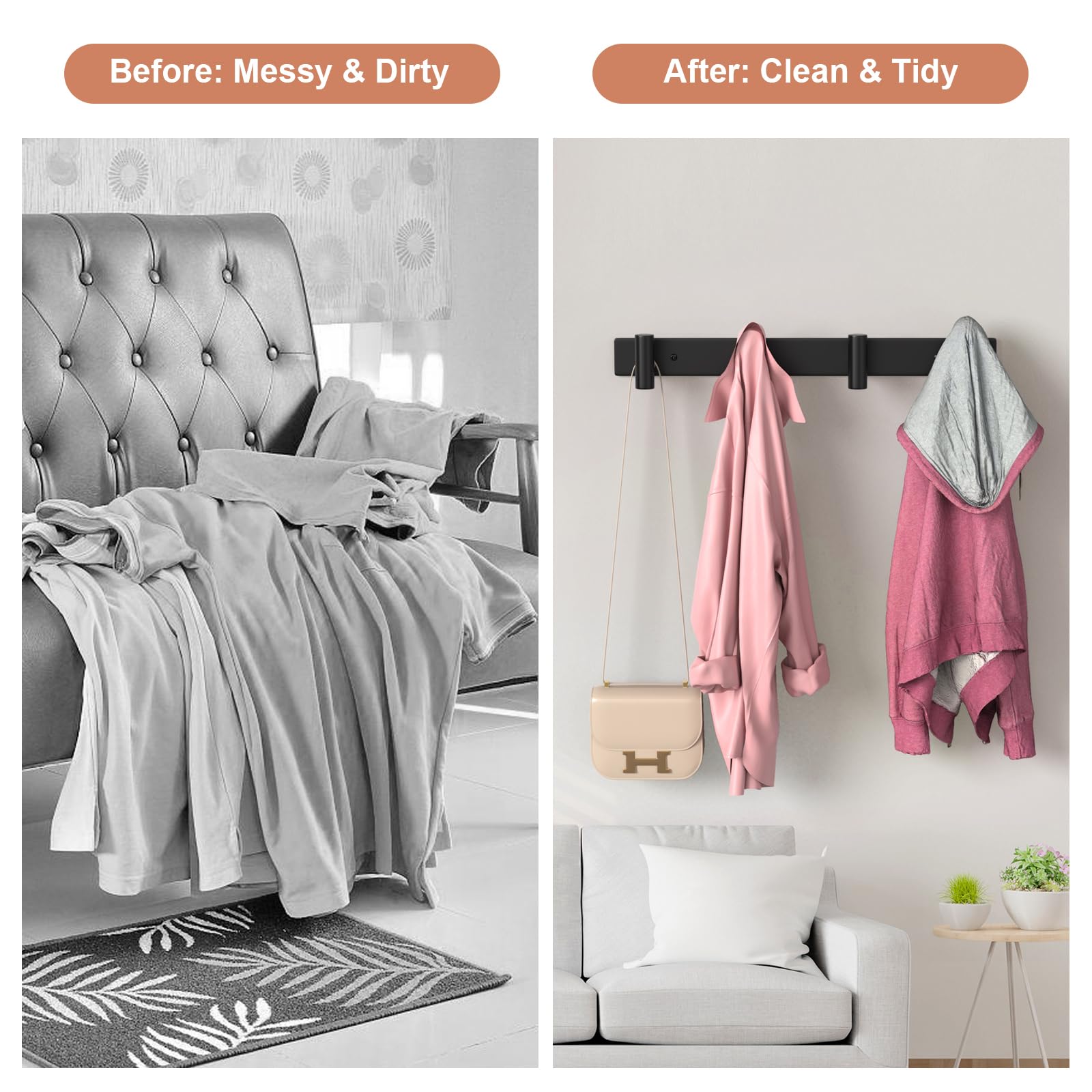 Coat Rack Wall Mounted