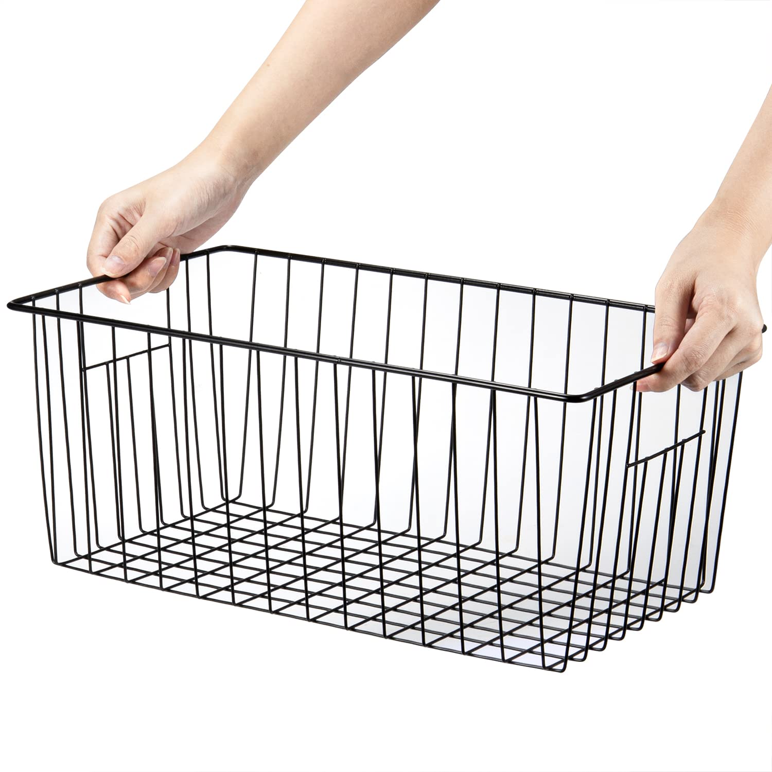 16inch Freezer Wire Storage Organizer Baskets for Upright Freezer 16 (2 Count)