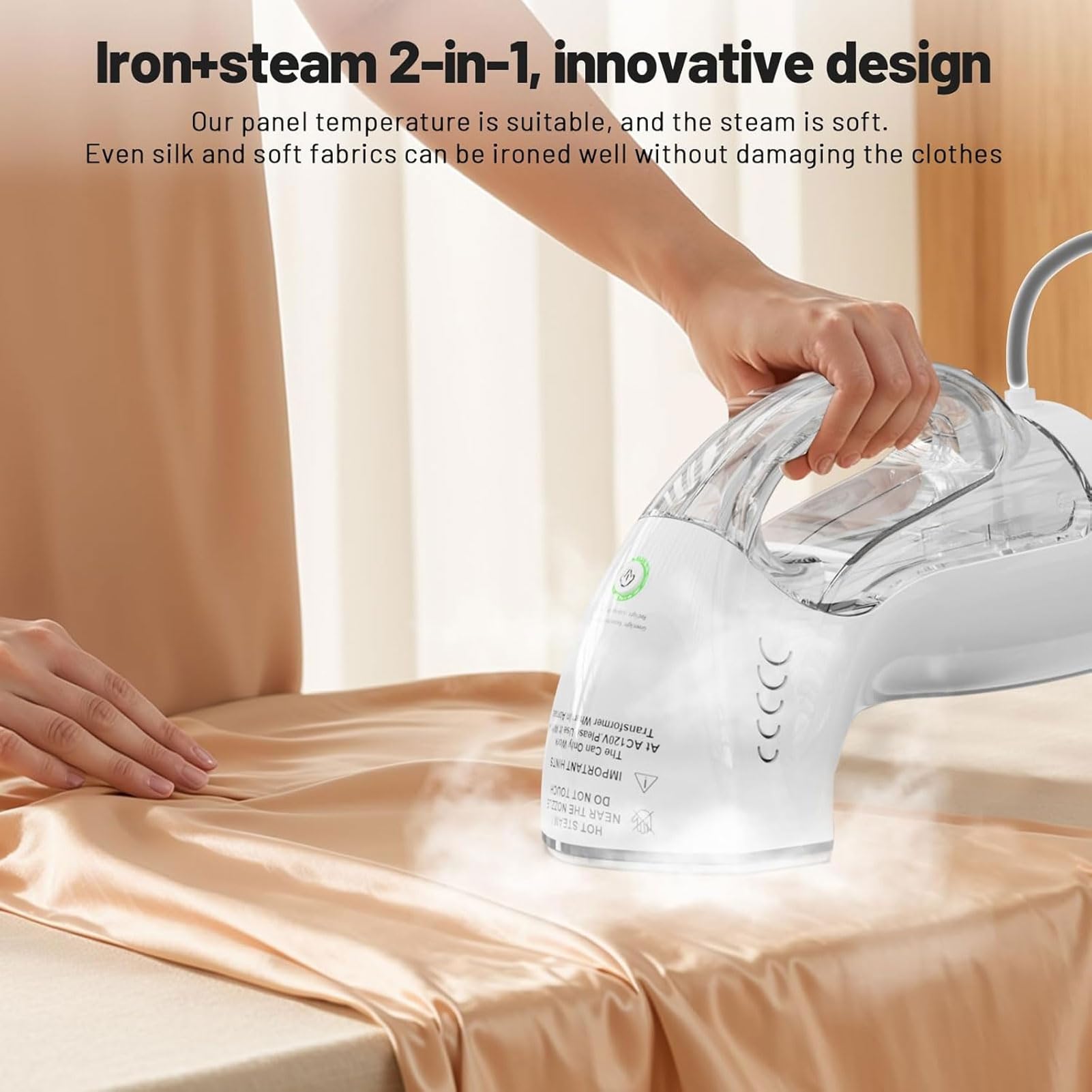 Steamer ＆ Iron 2 in 1 for Clothes