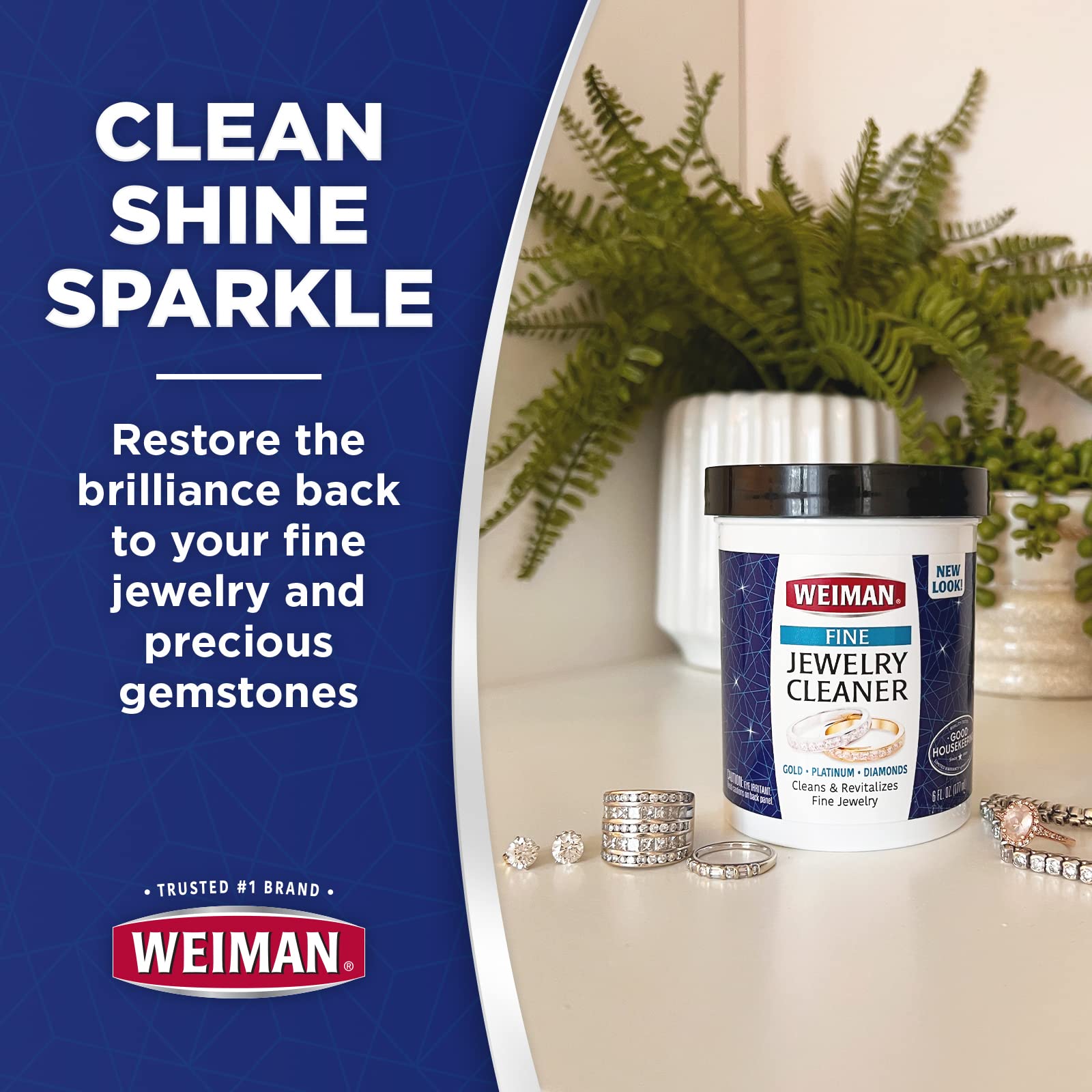 Fine Jewelry Cleaner Liquid with Cleaning Brush