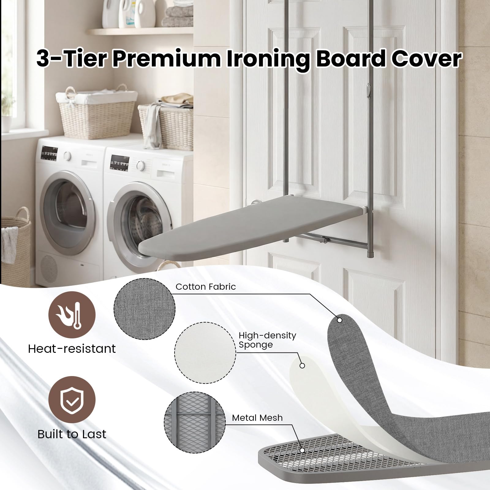 Over the Door Ironing Board