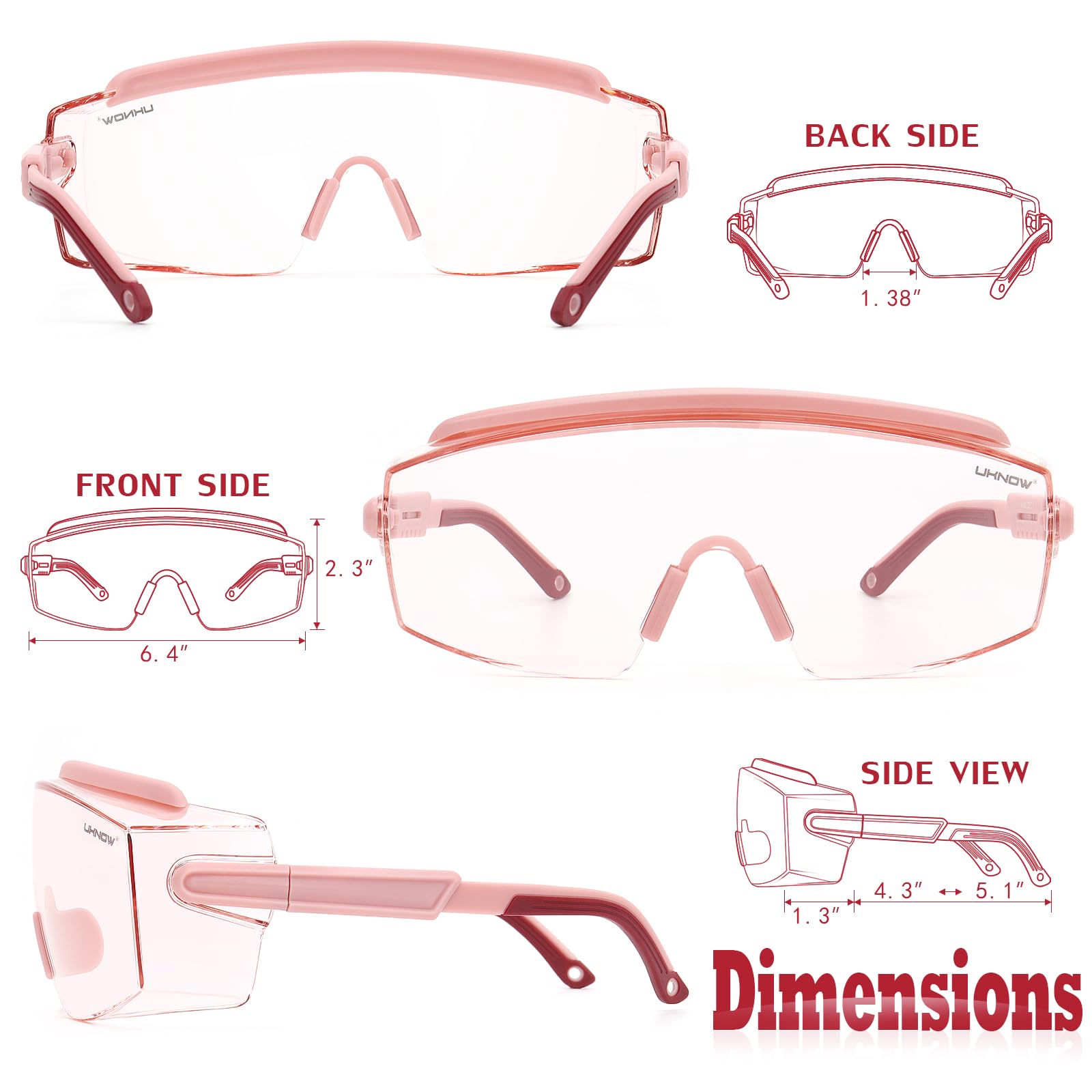 Safety Goggles Over Glasses